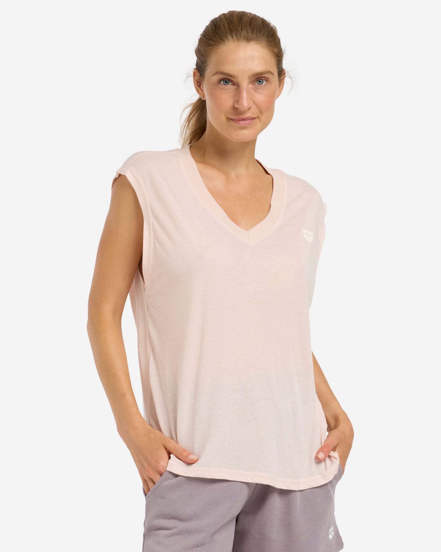 T-shirt ARENA ATHLETIC ESSENTIAL W - Rosa - 1 | Cisalfa Sport