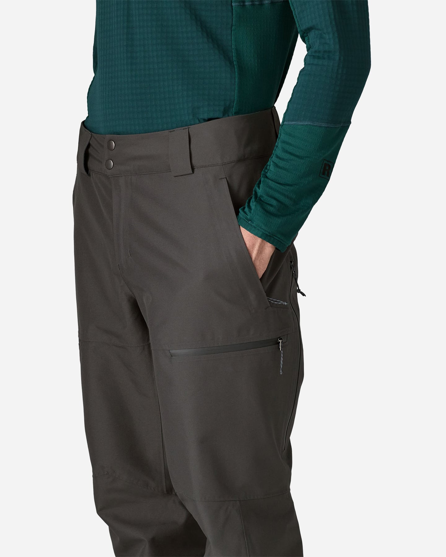 Pantalone sci PATAGONIA POWDER TOWN M - Nero - 3 | Cisalfa Sport