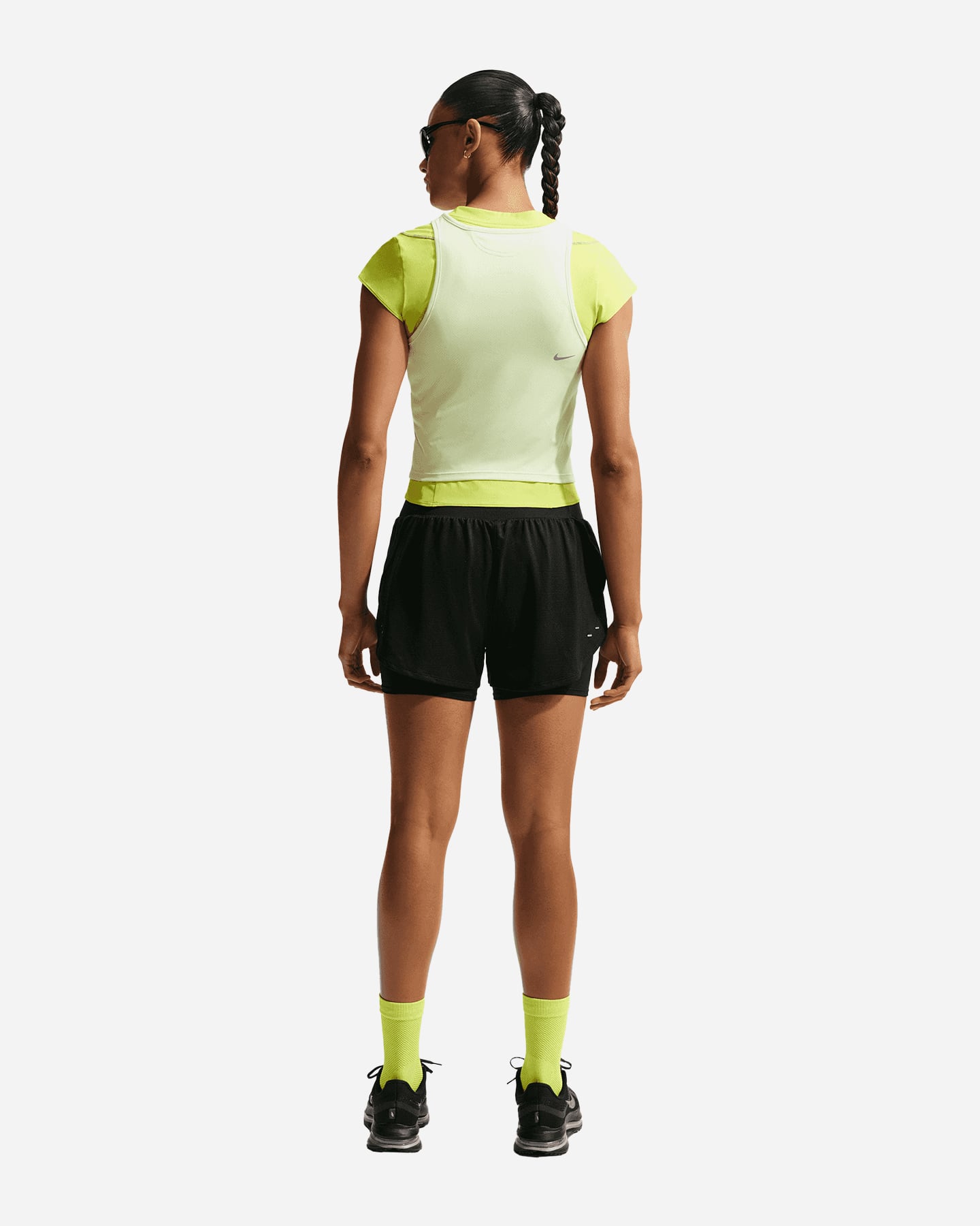 Short running NIKE TEMPO 2IN1 W - Nero - 2 | Cisalfa Sport