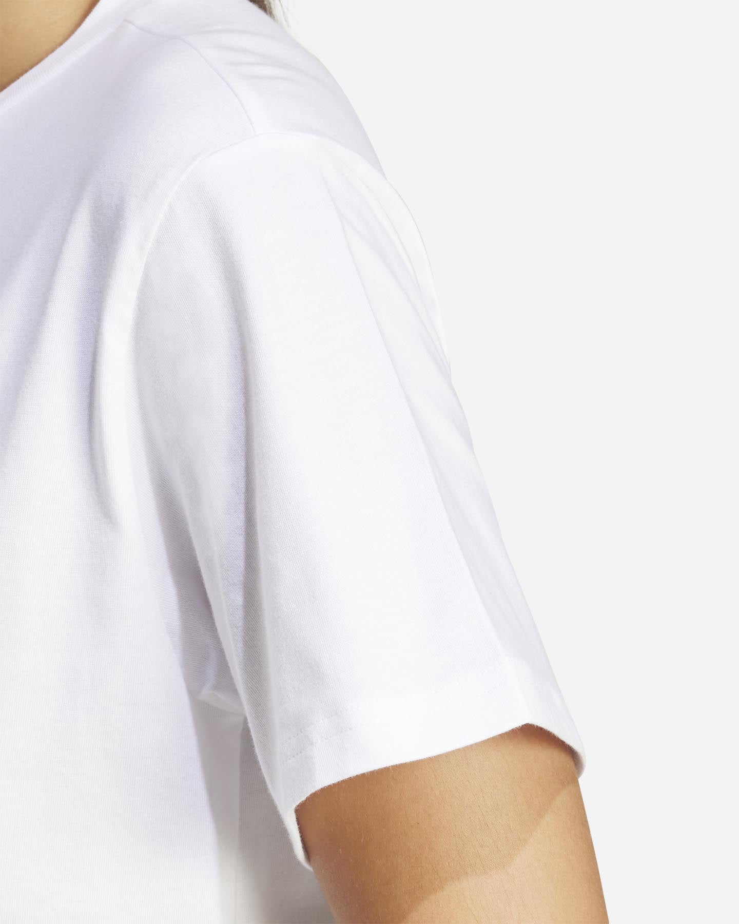 T-shirt ADIDAS LOGO FLOWER W - Bianco - 5 | Cisalfa Sport