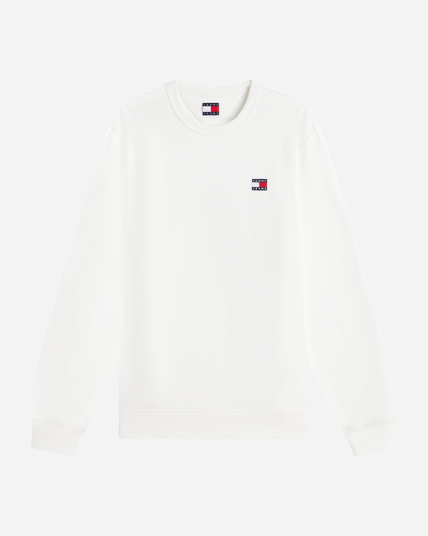 Felpa TOMMY HILFIGER BADGE M - Bianco - 4 | Cisalfa Sport