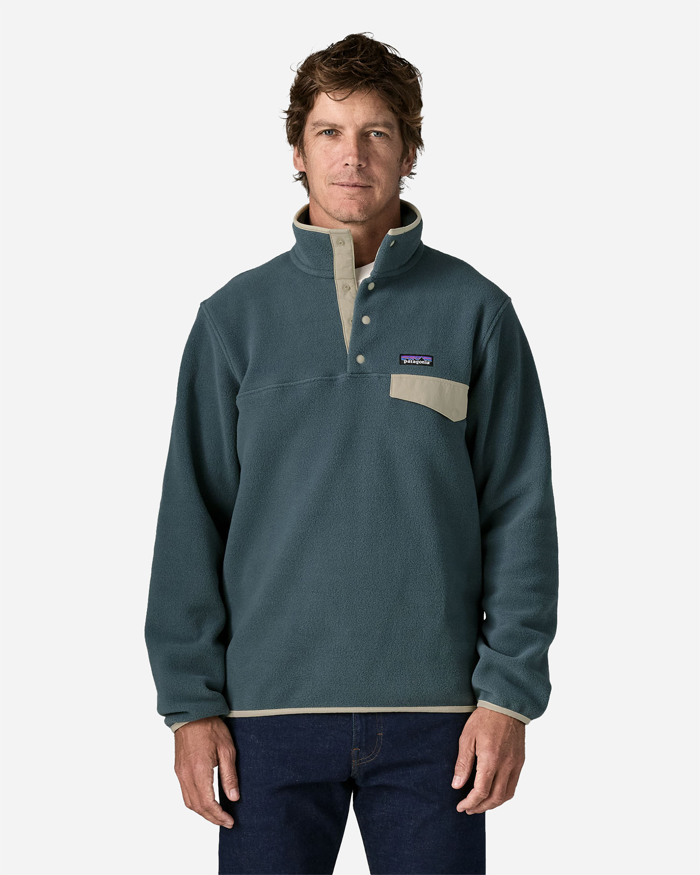Pile PATAGONIA LIGHTWEIGHT SYNCHILLA SNAP-T M - Blu - 1 | Cisalfa Sport