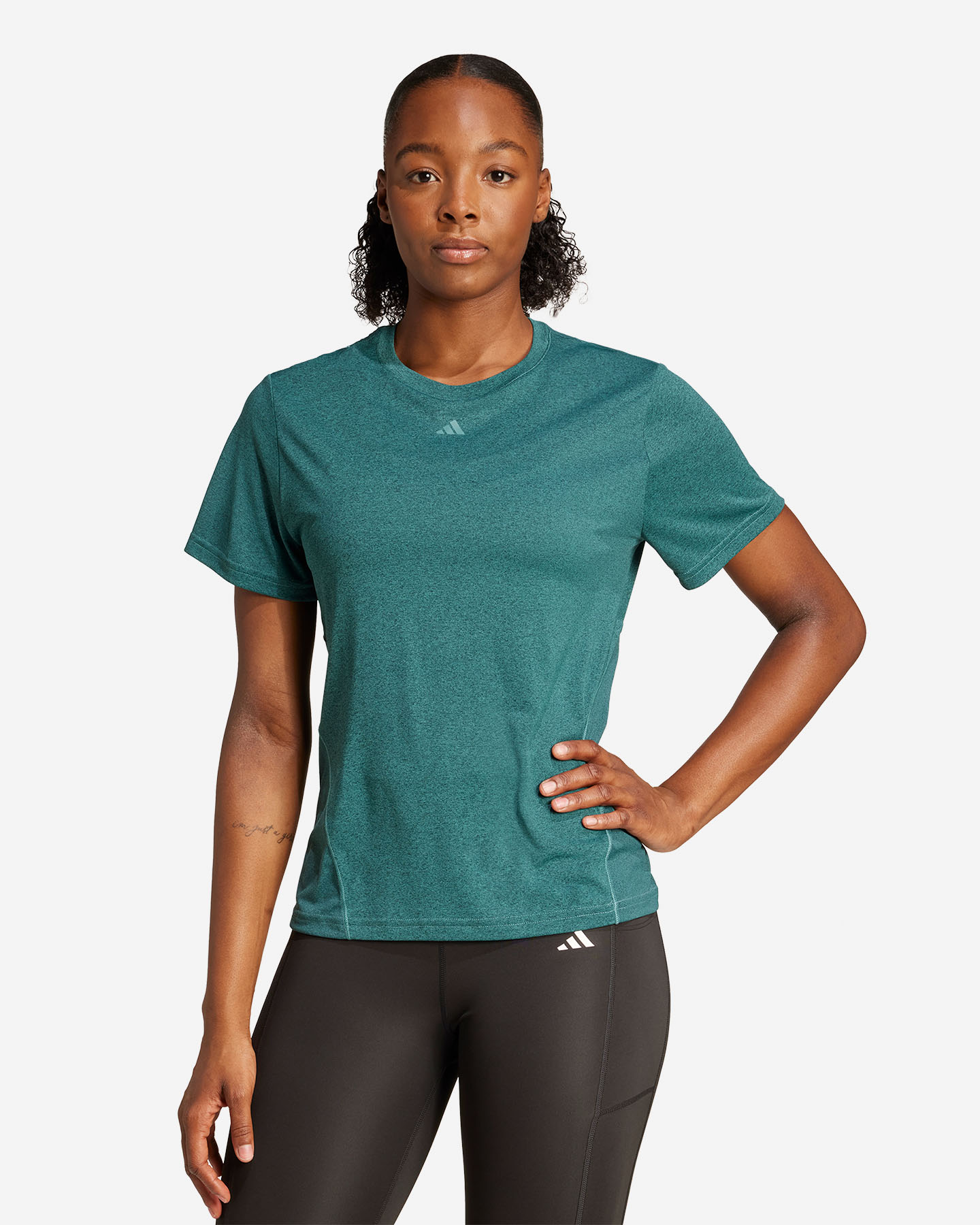 T-shirt training ADIDAS D4T W - Verde - 1 | Cisalfa Sport