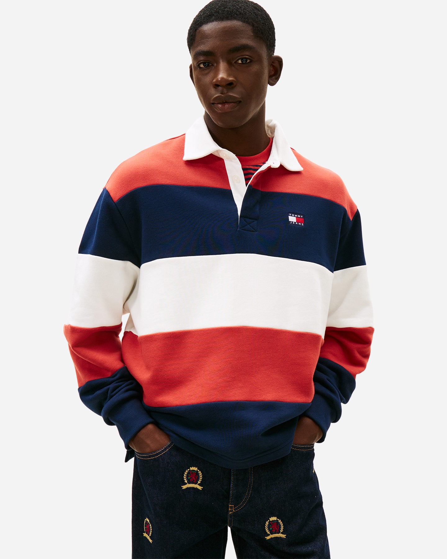 Polo TOMMY HILFIGER RUGBY STRIPES M - Color mix - 1 | Cisalfa Sport