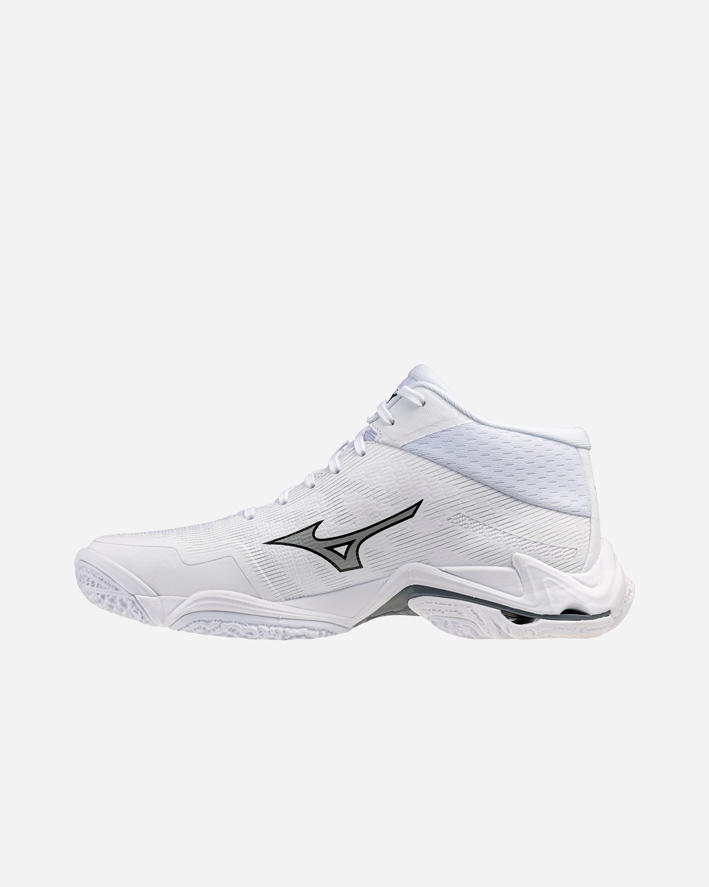 Scarpe volley MIZUNO WAVE LIGHTNING ELITE MID M - Bianco - 4 | Cisalfa Sport