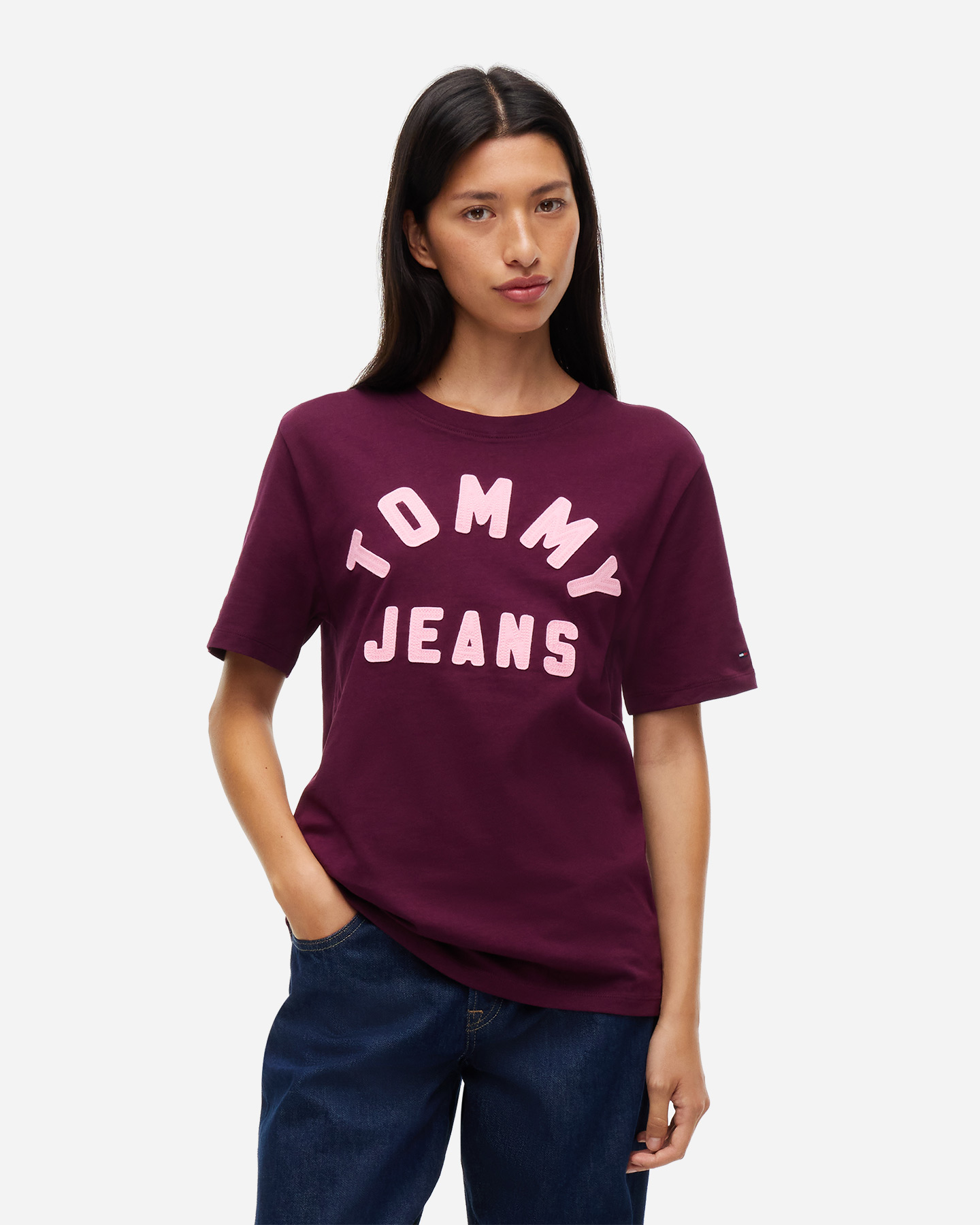 T-shirt TOMMY HILFIGER LOGO ARCHIVE W - Rosso - 1 | Cisalfa Sport