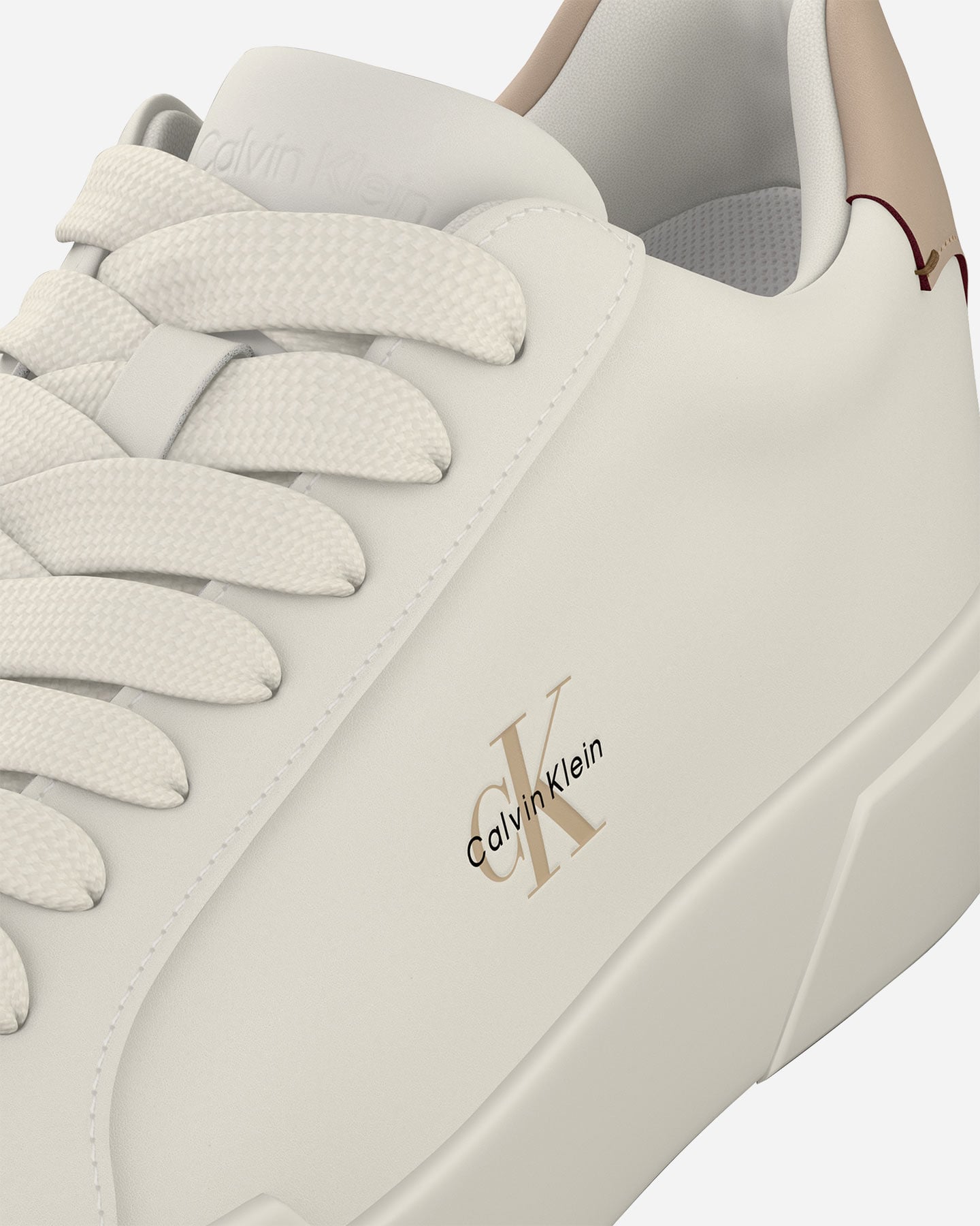 Scarpe sneakers CALVIN KLEIN JEANS CHUNKY CUPSOLE M - Bianco - 3 | Cisalfa Sport
