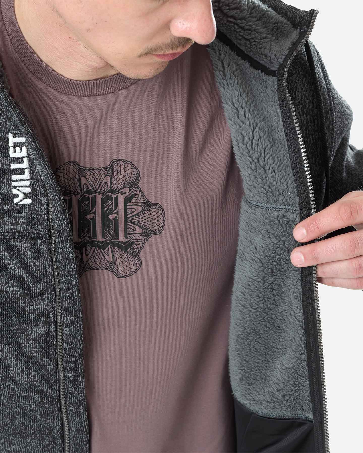 Pile MILLET CHAMONIX KNITWARM M - Grigio - 5 | Cisalfa Sport
