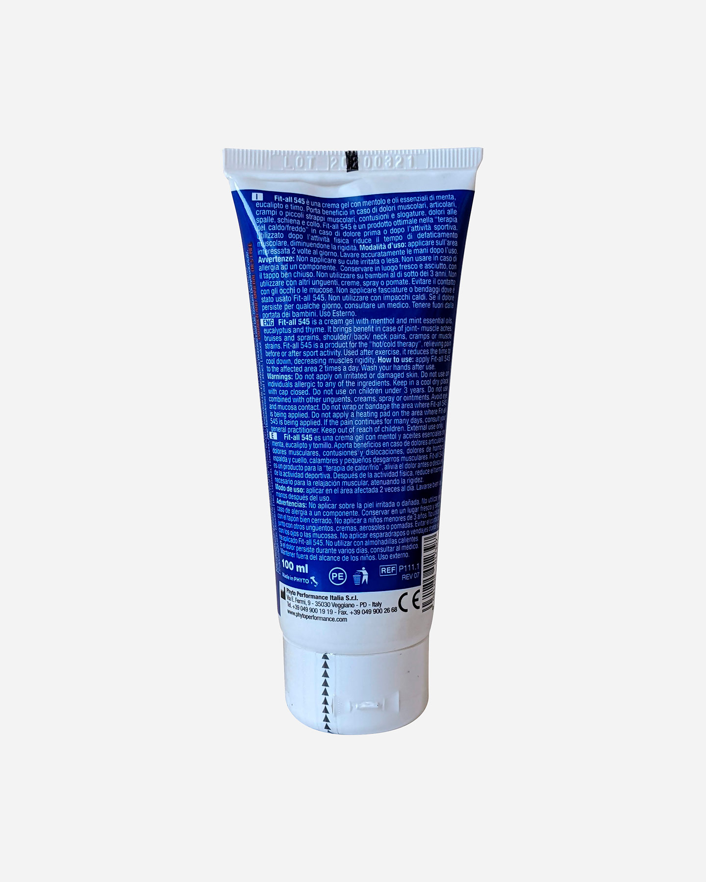 Gel PHYTO PERFORMANCE CREMA GEL FIT ALL 545 100ML - Color mix - 1 | Cisalfa Sport