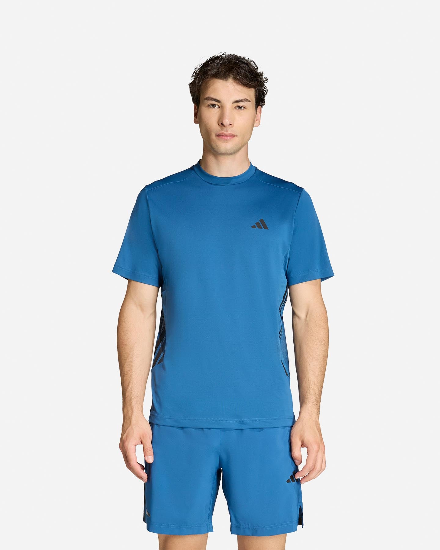 T-shirt training ADIDAS TECH ESSENTIALS 3STRIPES M - Verde - 1 | Cisalfa Sport