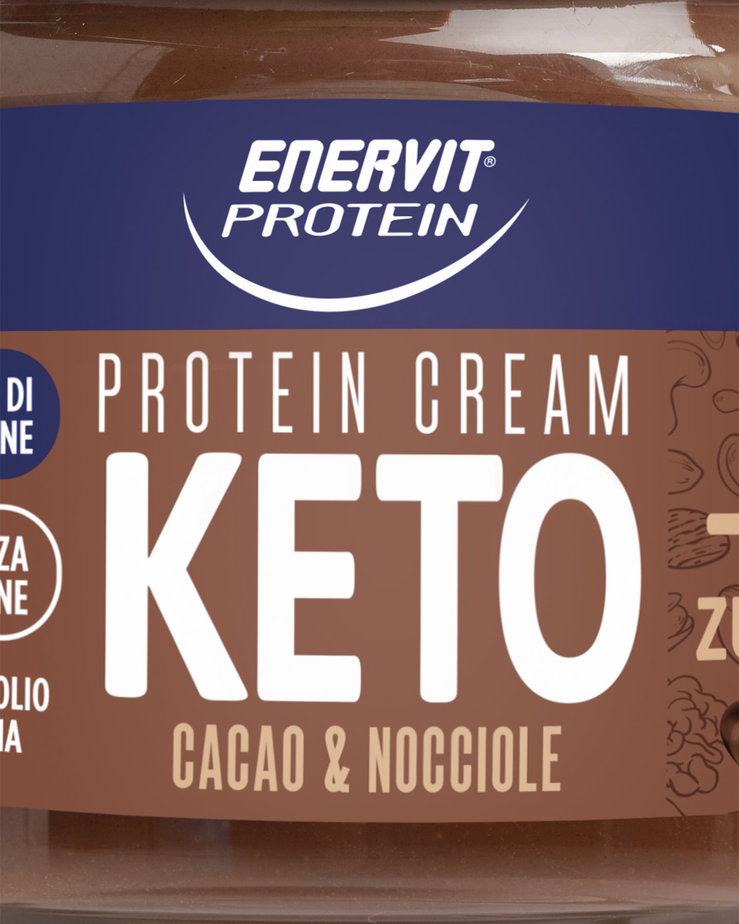 Alimento proteico ENERVIT CREMA EP KETO CACAO NOCCIOLE  - Color mix - 1 | Cisalfa Sport