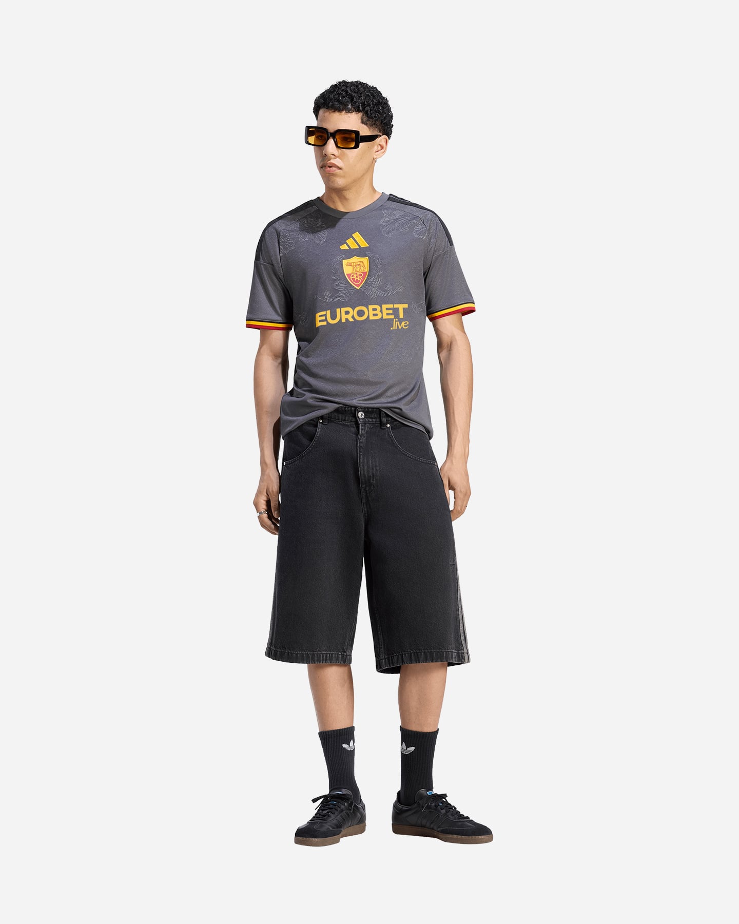 Maglia calcio ufficiale ADIDAS AS ROMA 3RD 26-27 M - Color mix - 4 | Cisalfa Sport