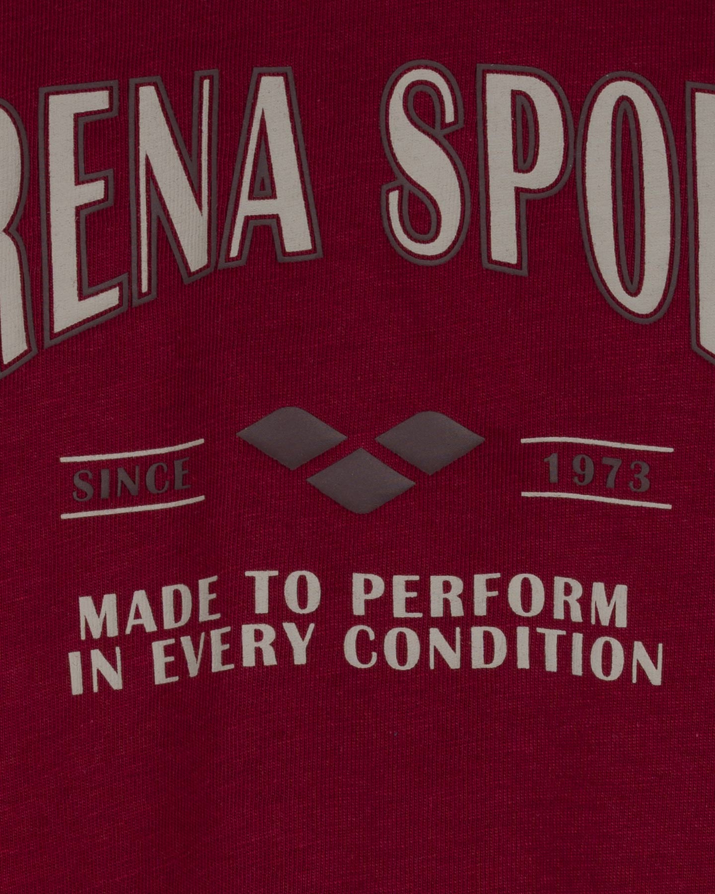T-shirt ARENA ATHLETIC JR - Rosso - 2 | Cisalfa Sport