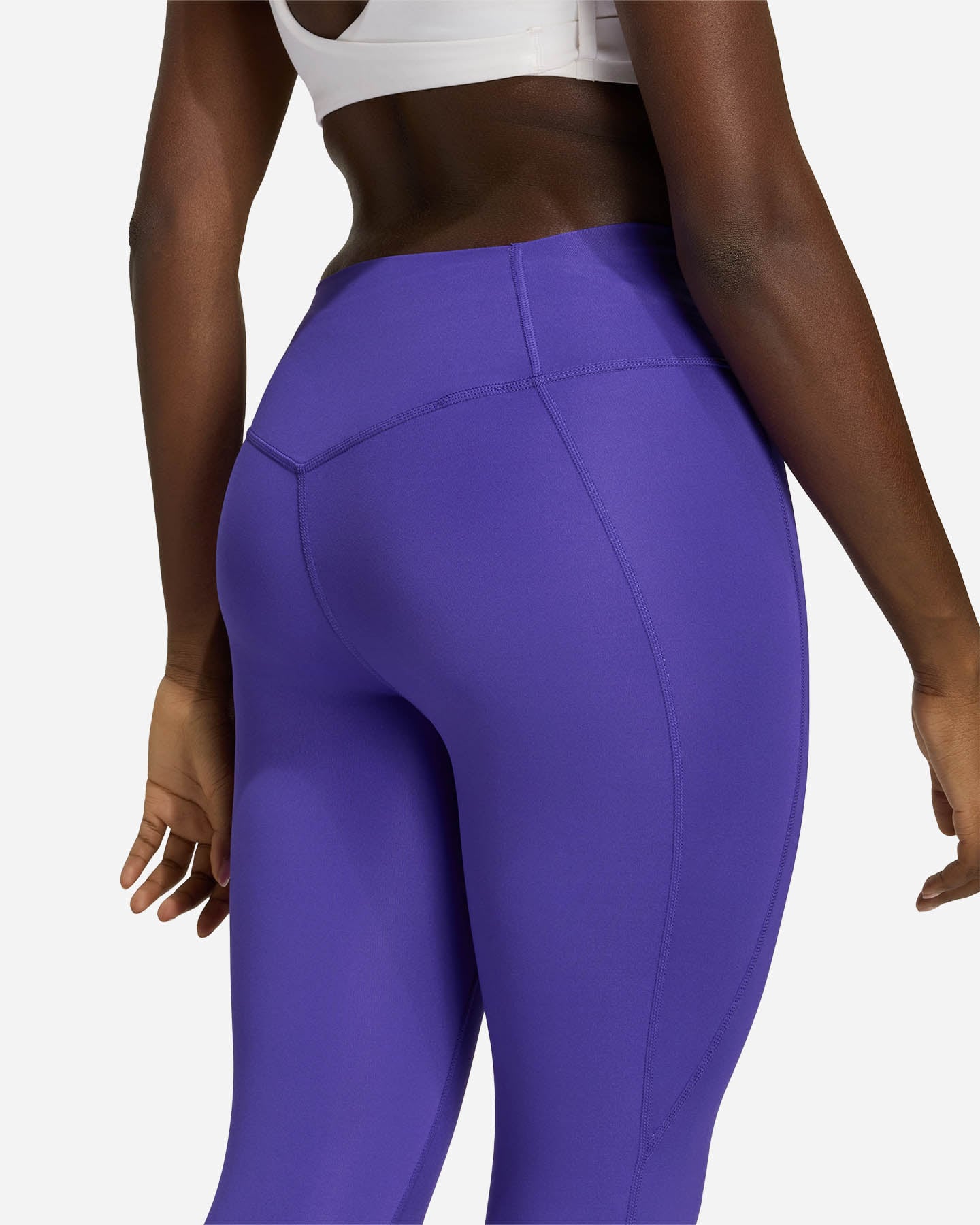Leggings ADIDAS OPTIME ESSENTIALS W - Viola - 4 | Cisalfa Sport