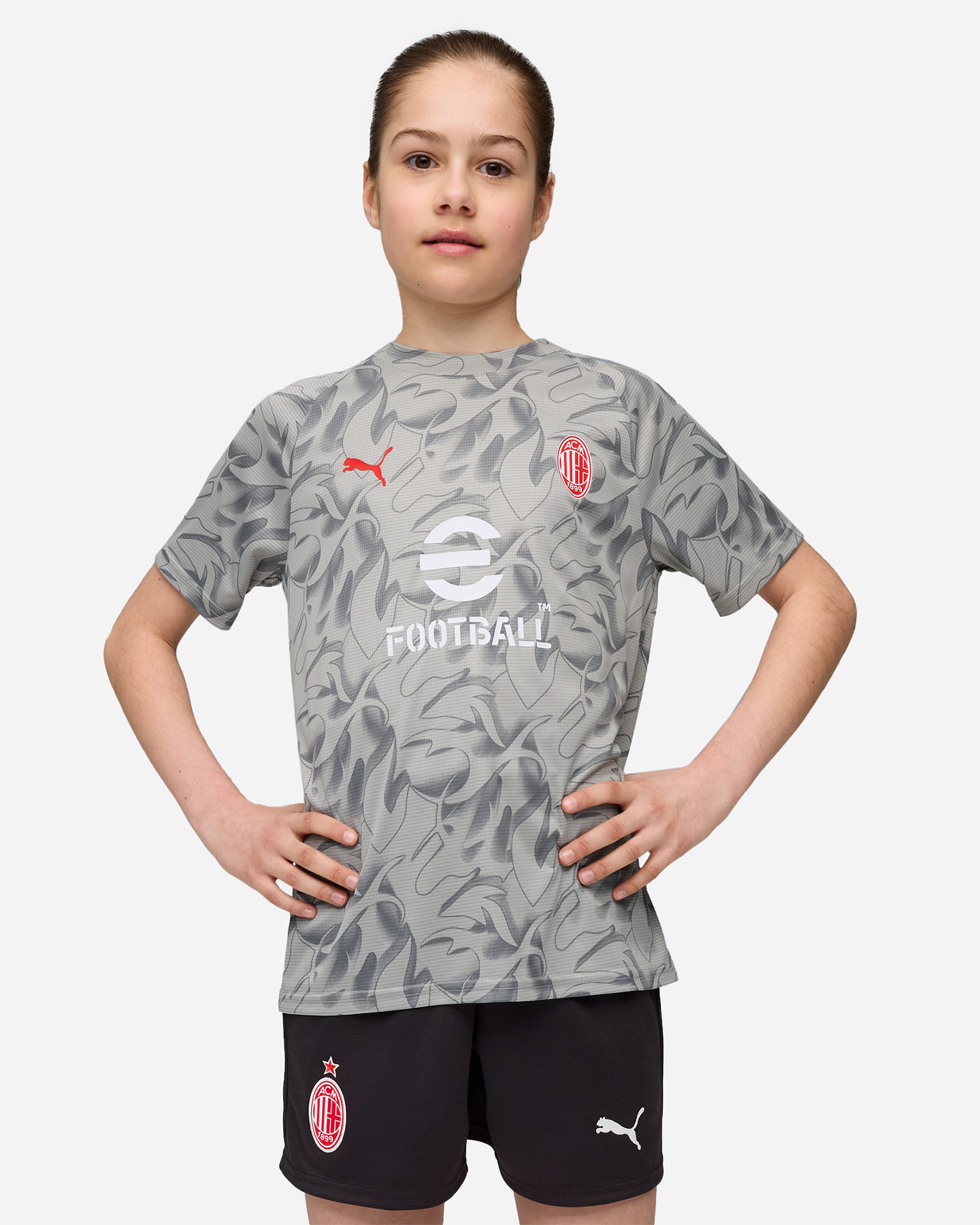 Maglia calcio ufficiale PUMA MILAN PREMATCH 25-26 JR - Color mix - 2 | Cisalfa Sport