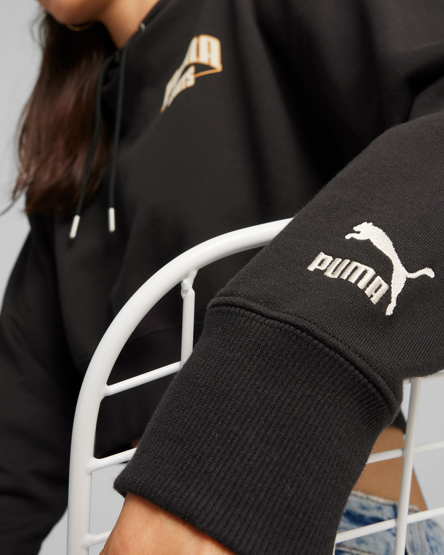 Felpa PUMA TEAM W - Nero - 5 | Cisalfa Sport