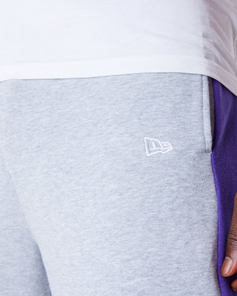 Pantaloni nba NEW ERA PANEL LAKERS JOGGER M - Grigio - 3 | Cisalfa Sport