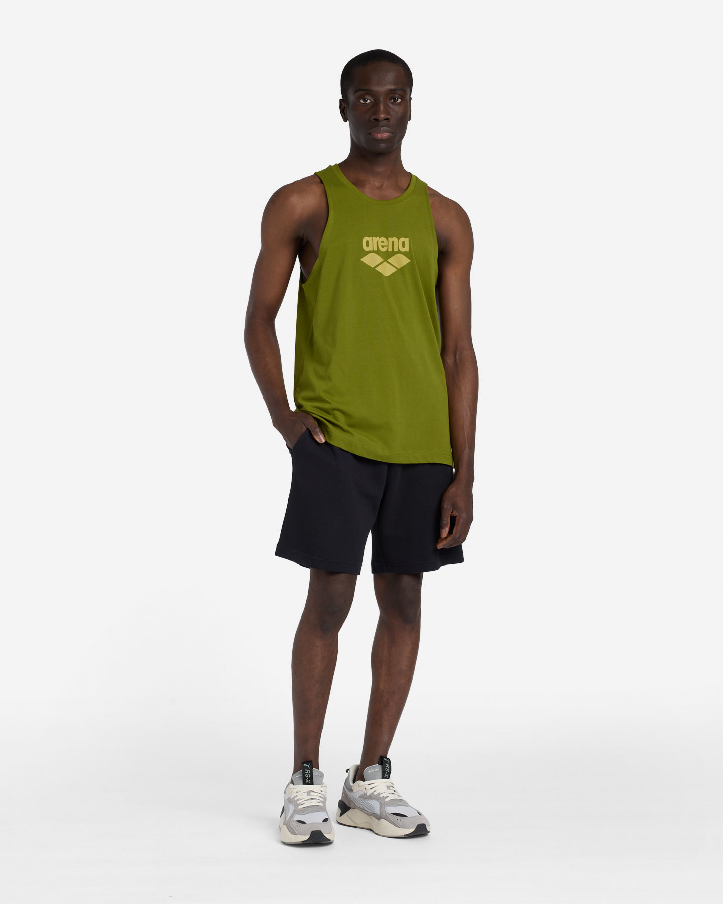 Canotta ARENA ATHLETIC ESSENTIAL M - Verde - 4 | Cisalfa Sport