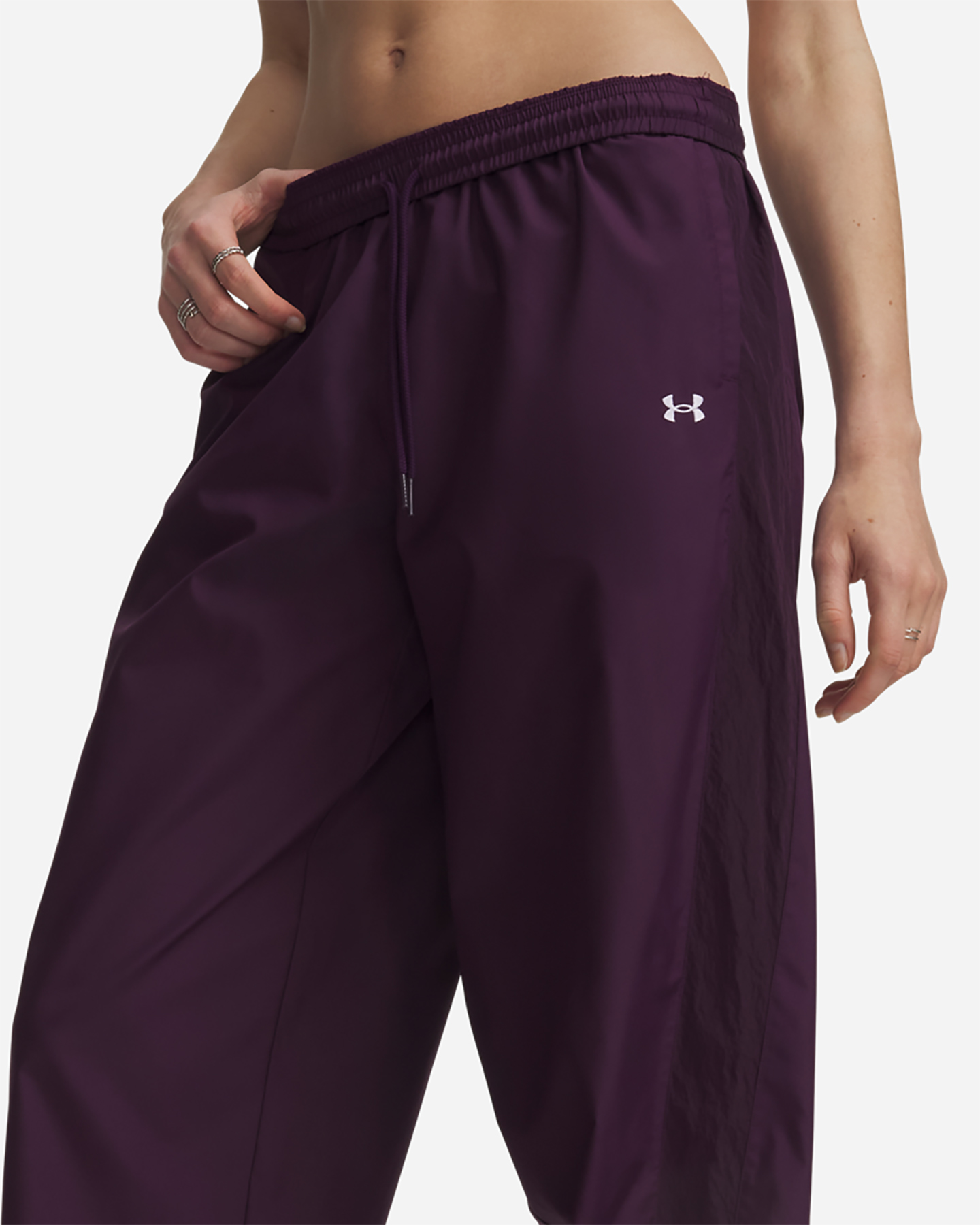 Pantalone UNDER ARMOUR ICON W - Viola - 4 | Cisalfa Sport