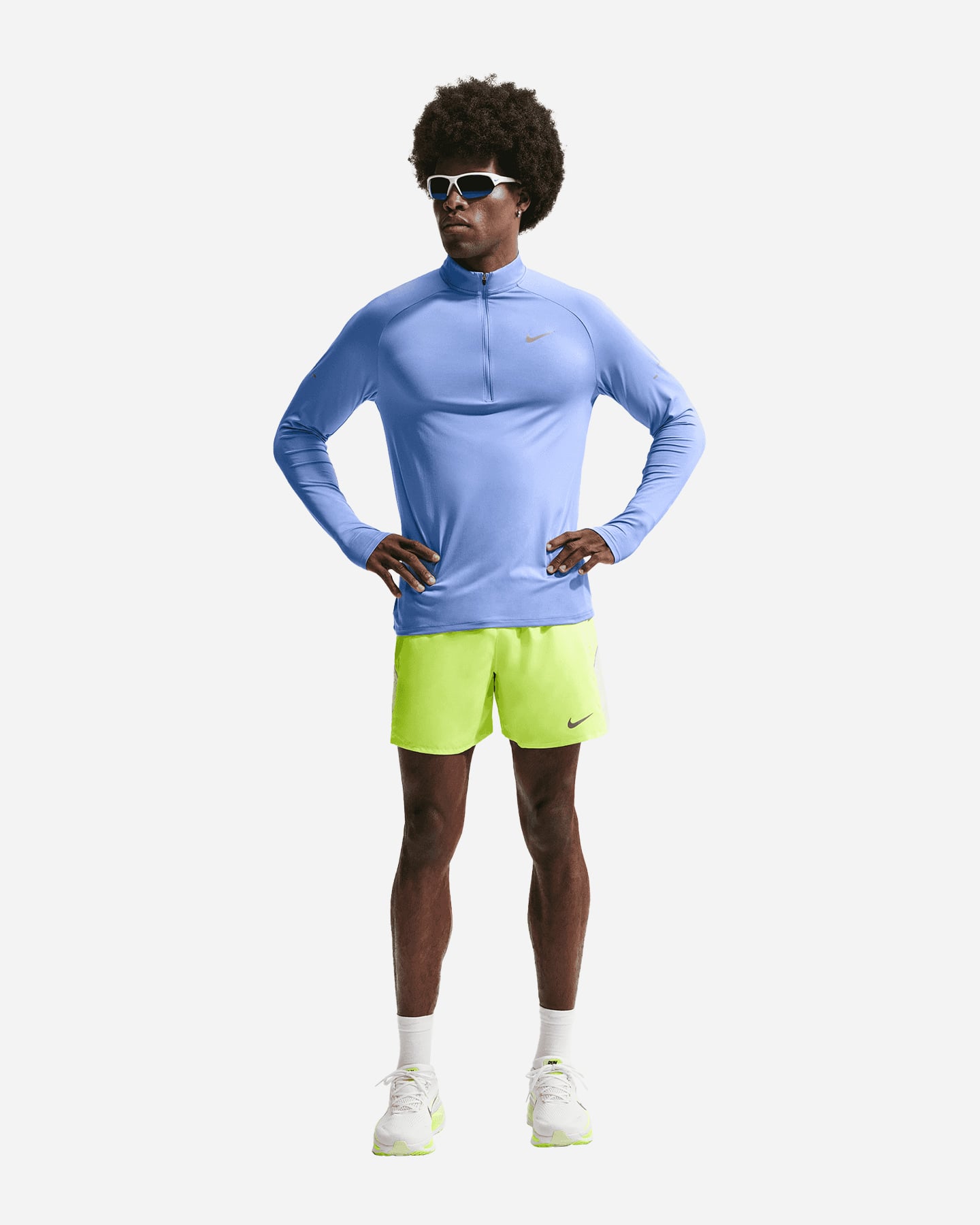 Short running NIKE MILER 5 M - Giallo - 1 | Cisalfa Sport