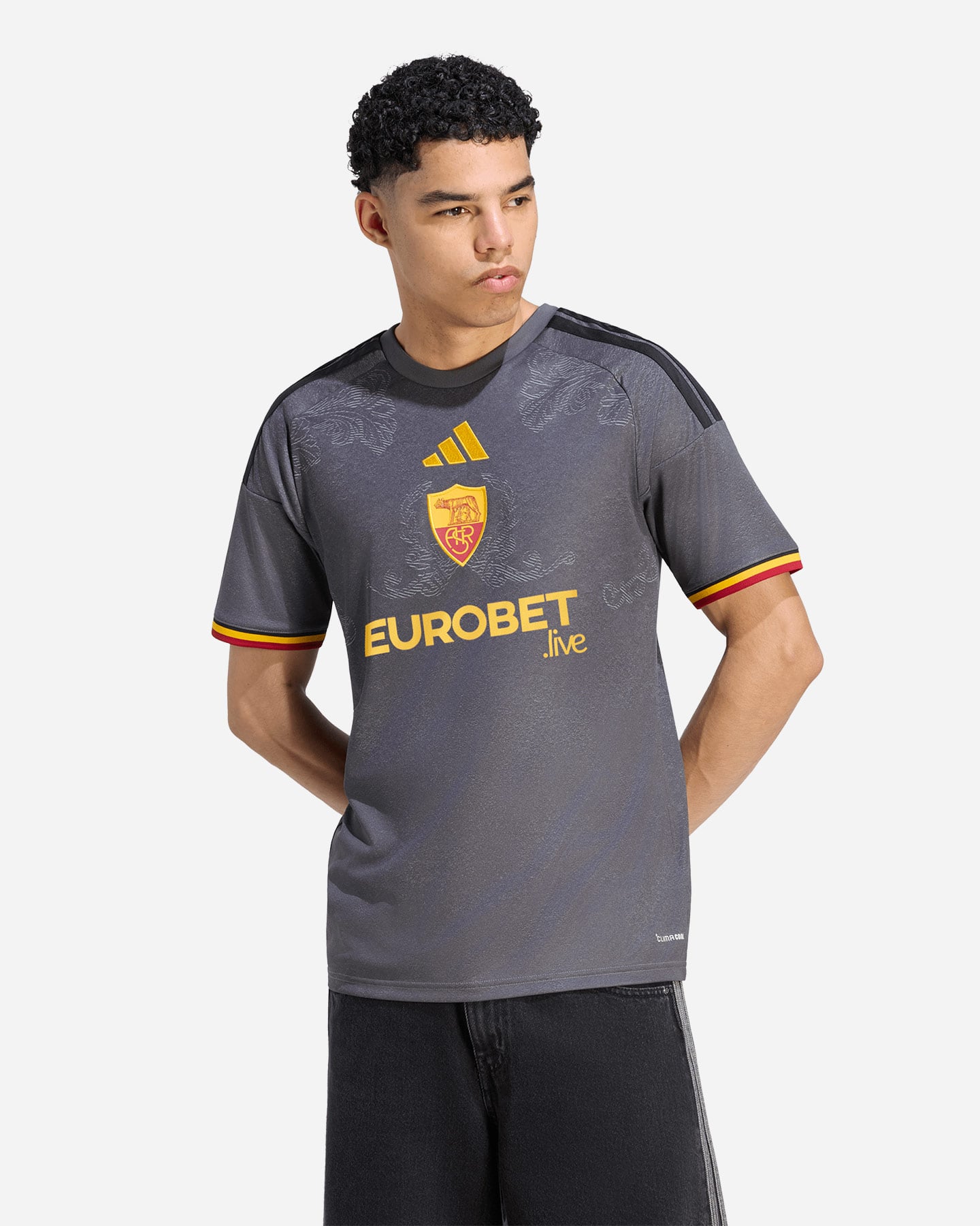 Maglia calcio ufficiale ADIDAS AS ROMA 3RD 26-27 M - Color mix - 2 | Cisalfa Sport