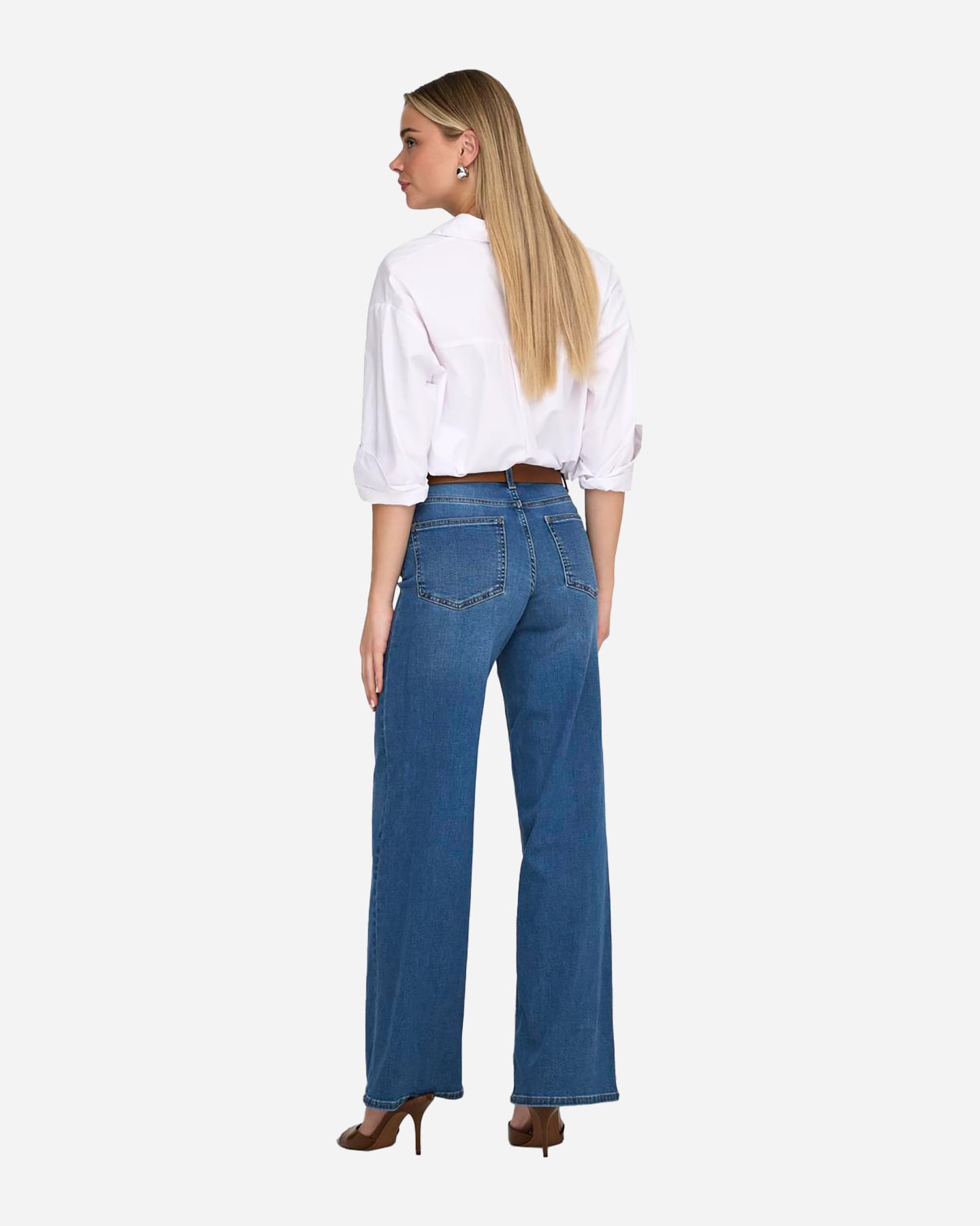 Jeans ONLY MADISON BLUSH HW WIDE L32 W - Denim - 4 | Cisalfa Sport