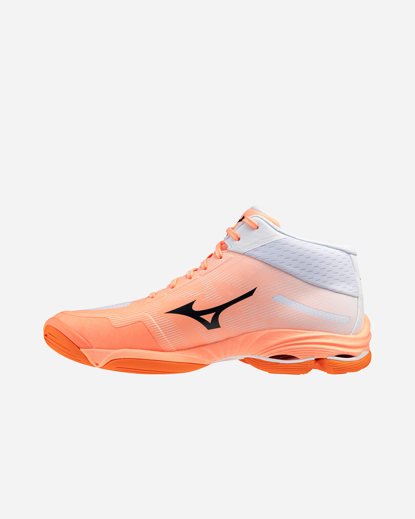 Scarpe volley MIZUNO WAVE LIGHTENING PRO MID W - Arancione - 4 | Cisalfa Sport