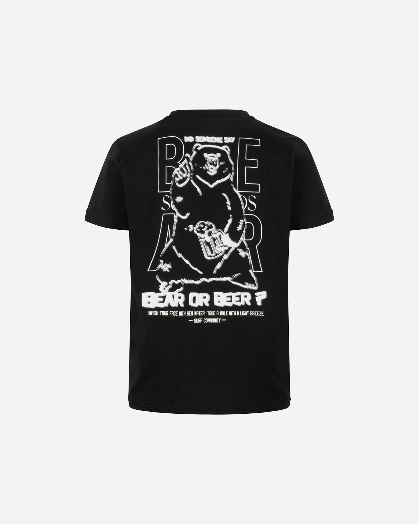 T-shirt BEAR ICONIC SURF JR - Nero - 1 | Cisalfa Sport