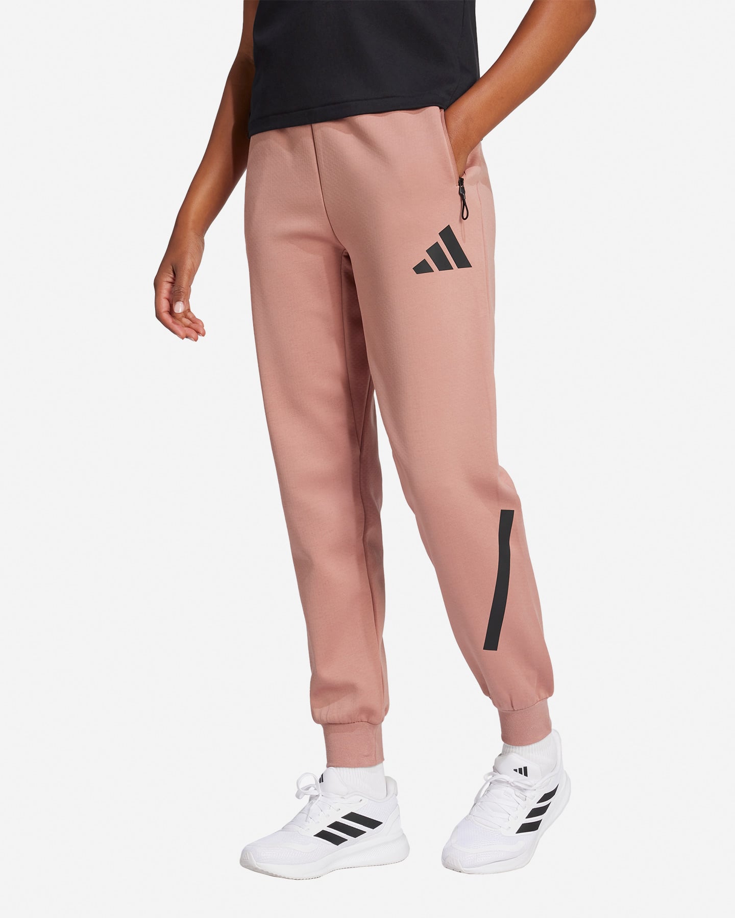 Pantalone ADIDAS ZNE W - Marrone - 1 | Cisalfa Sport
