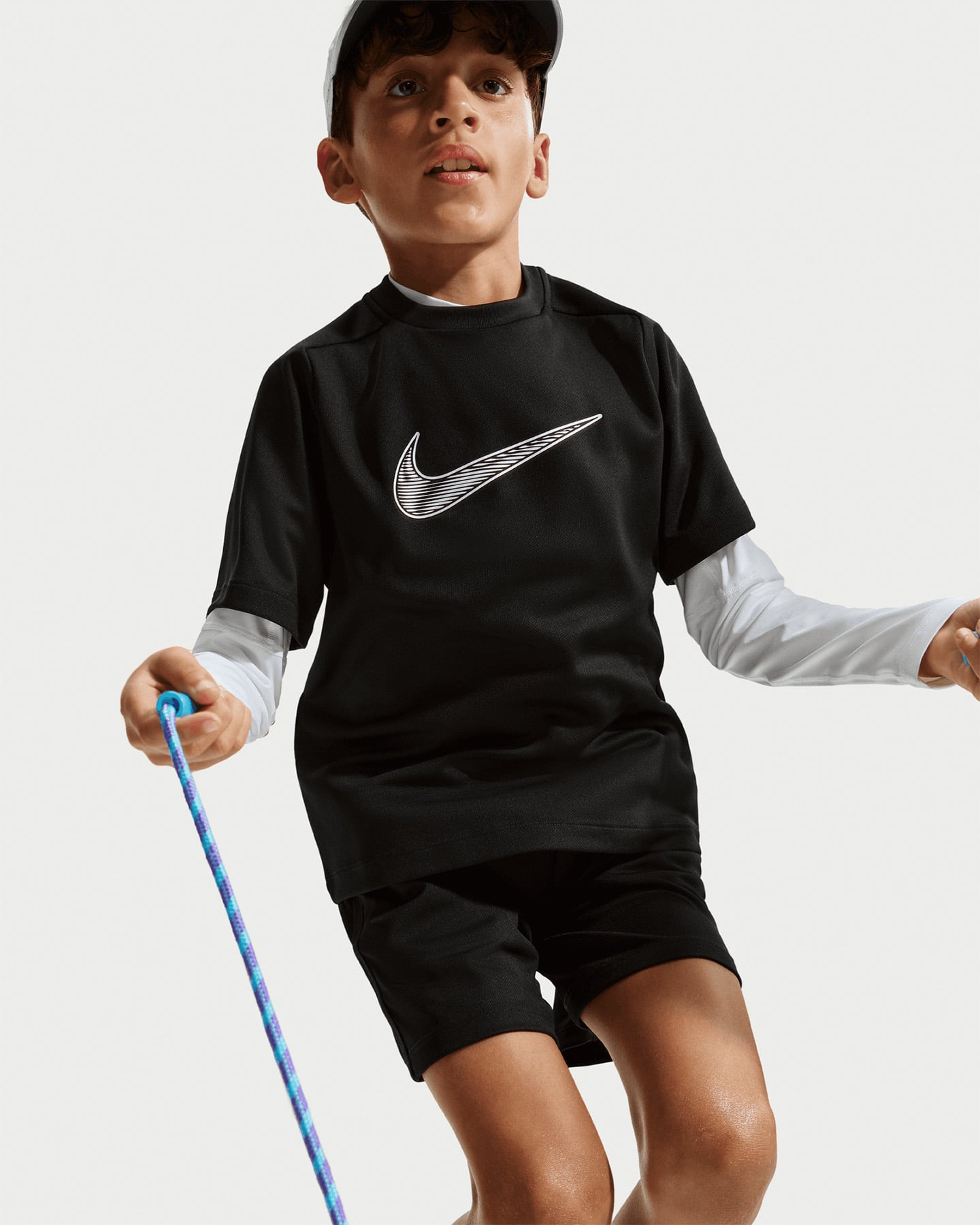 T-shirt NIKE DRI FIT JR - Nero - 5 | Cisalfa Sport