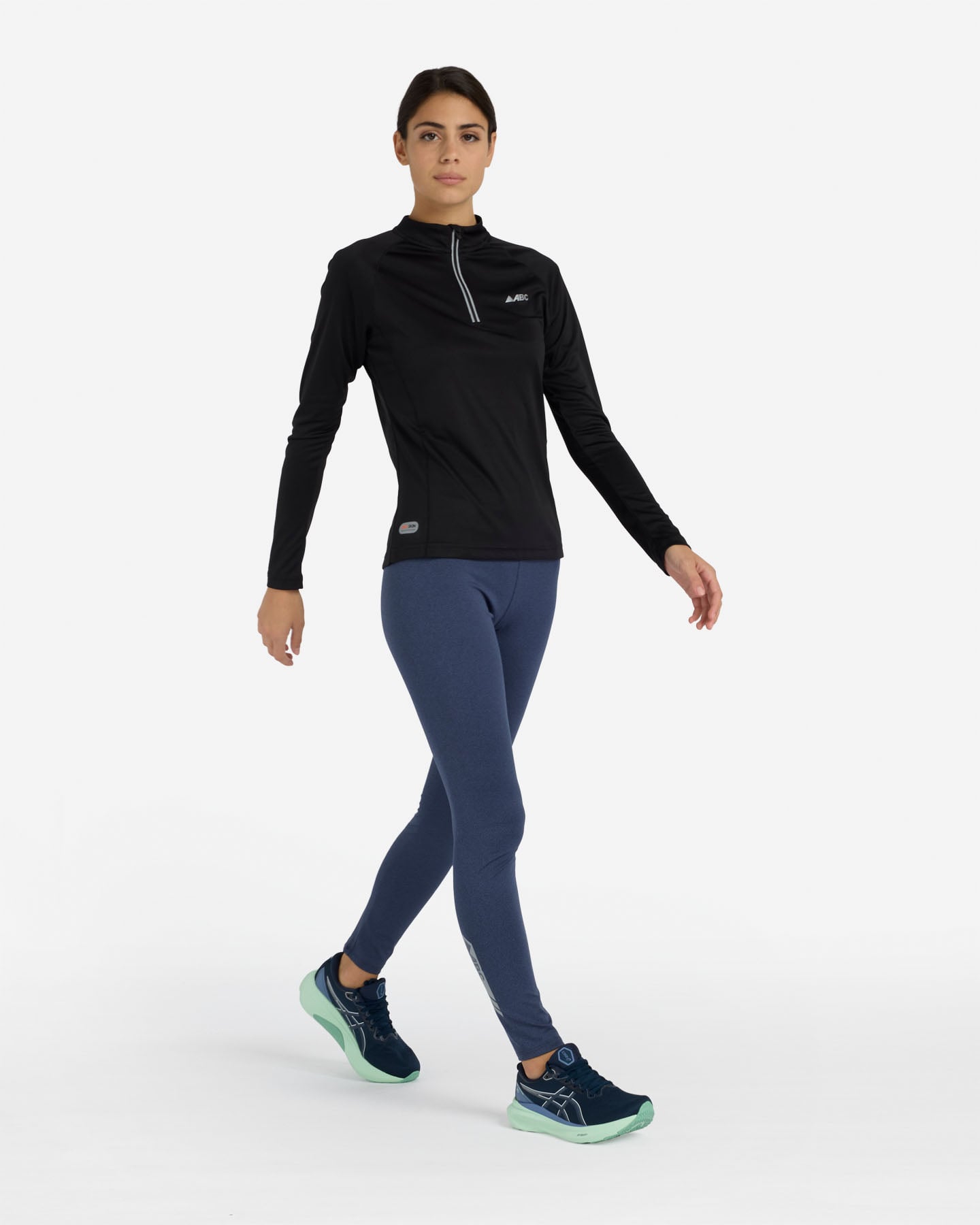 Maglia running ABC QUICKNESS W - Nero - 3 | Cisalfa Sport