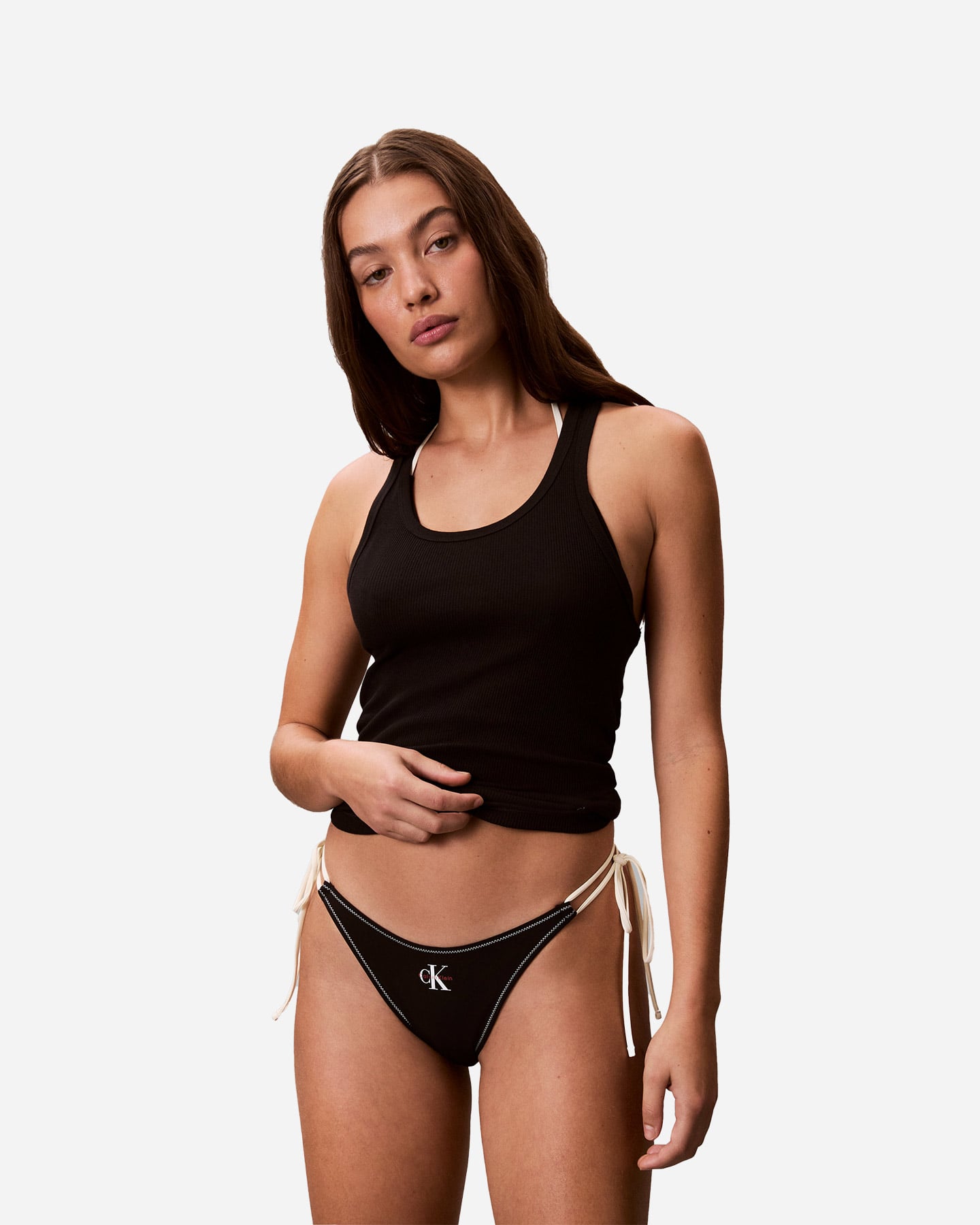 Slip mare CALVIN KLEIN JEANS MONOGRAM W - Nero - 2 | Cisalfa Sport