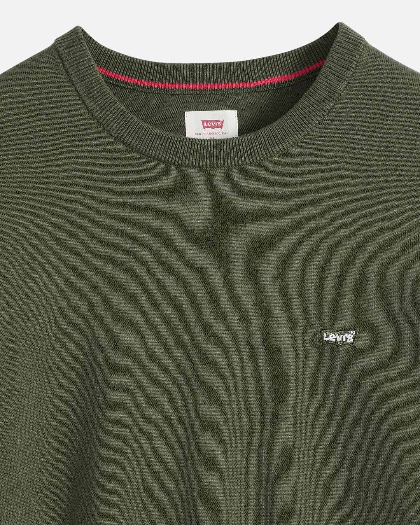 Maglione LEVI'S SMALL LOGO M - Verde - 1 | Cisalfa Sport