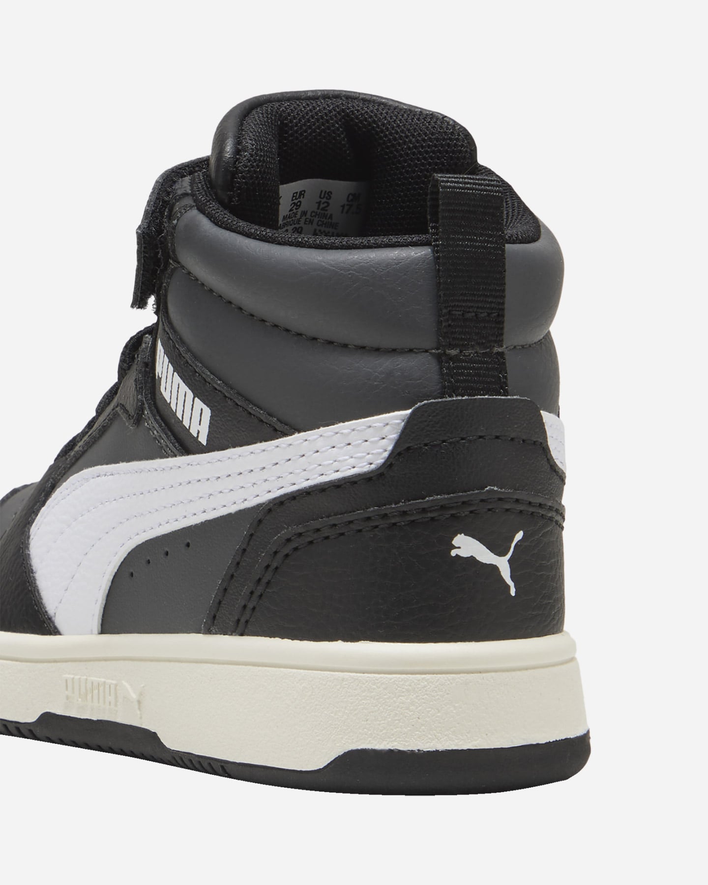 Scarpe sneakers PUMA REBOUND V6 MID PS JR - Grigio - 5 | Cisalfa Sport
