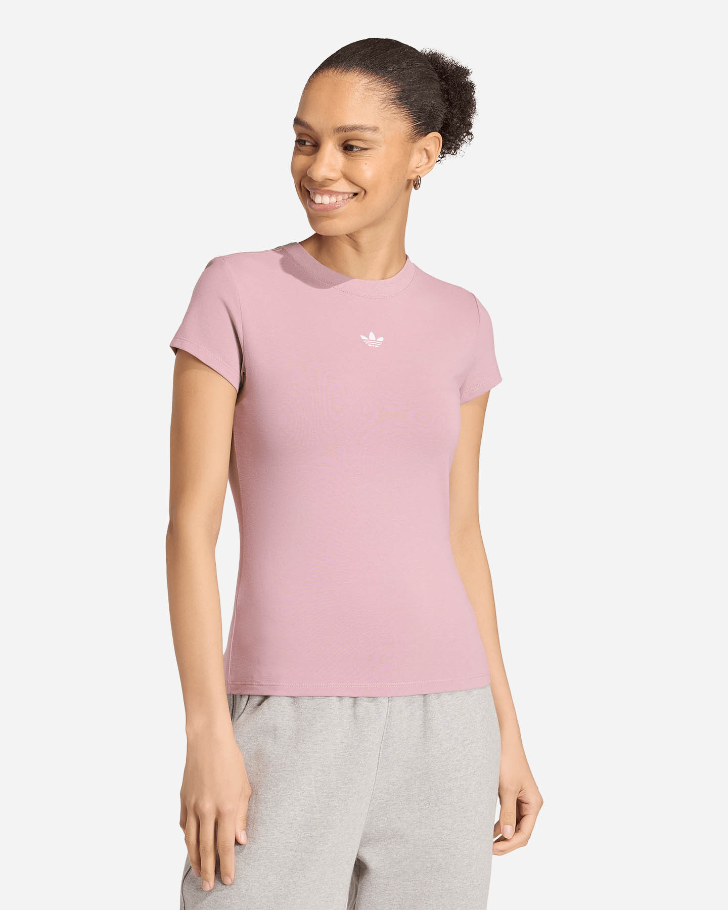 T-shirt ADIDAS ESSENTIAL W - Rosa - 1 | Cisalfa Sport