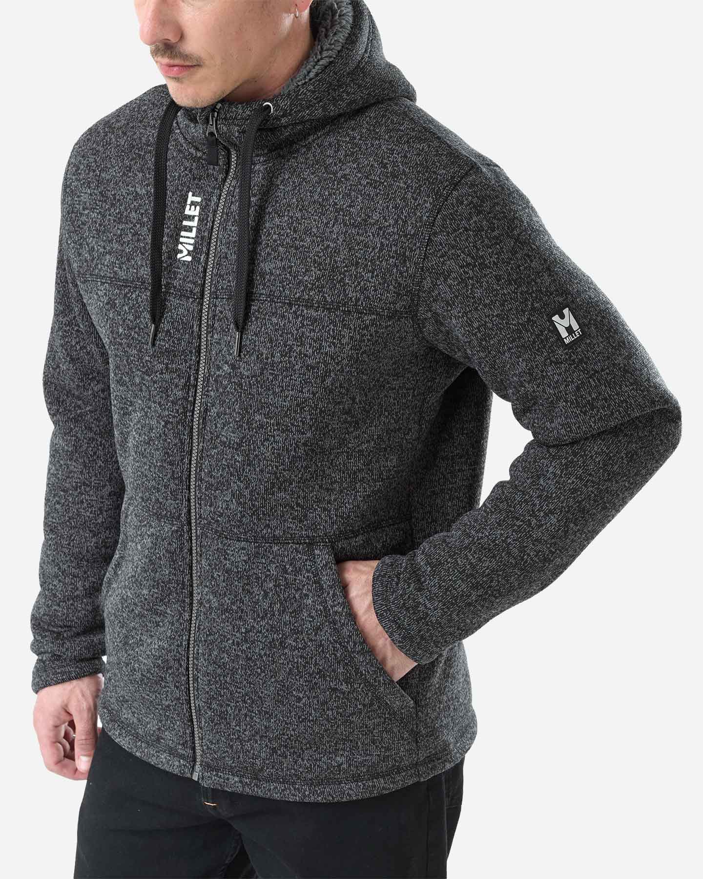 Pile MILLET CHAMONIX KNITWARM M - Grigio - 4 | Cisalfa Sport