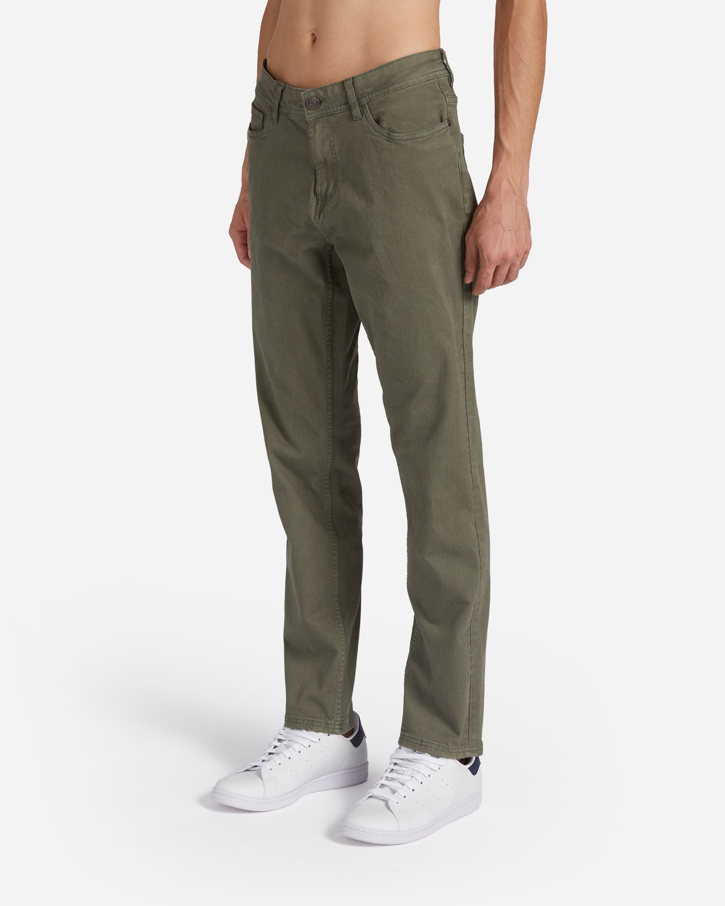 Pantalone DACK'S 5TS SLIM TWILL M - Verde - 2 | Cisalfa Sport