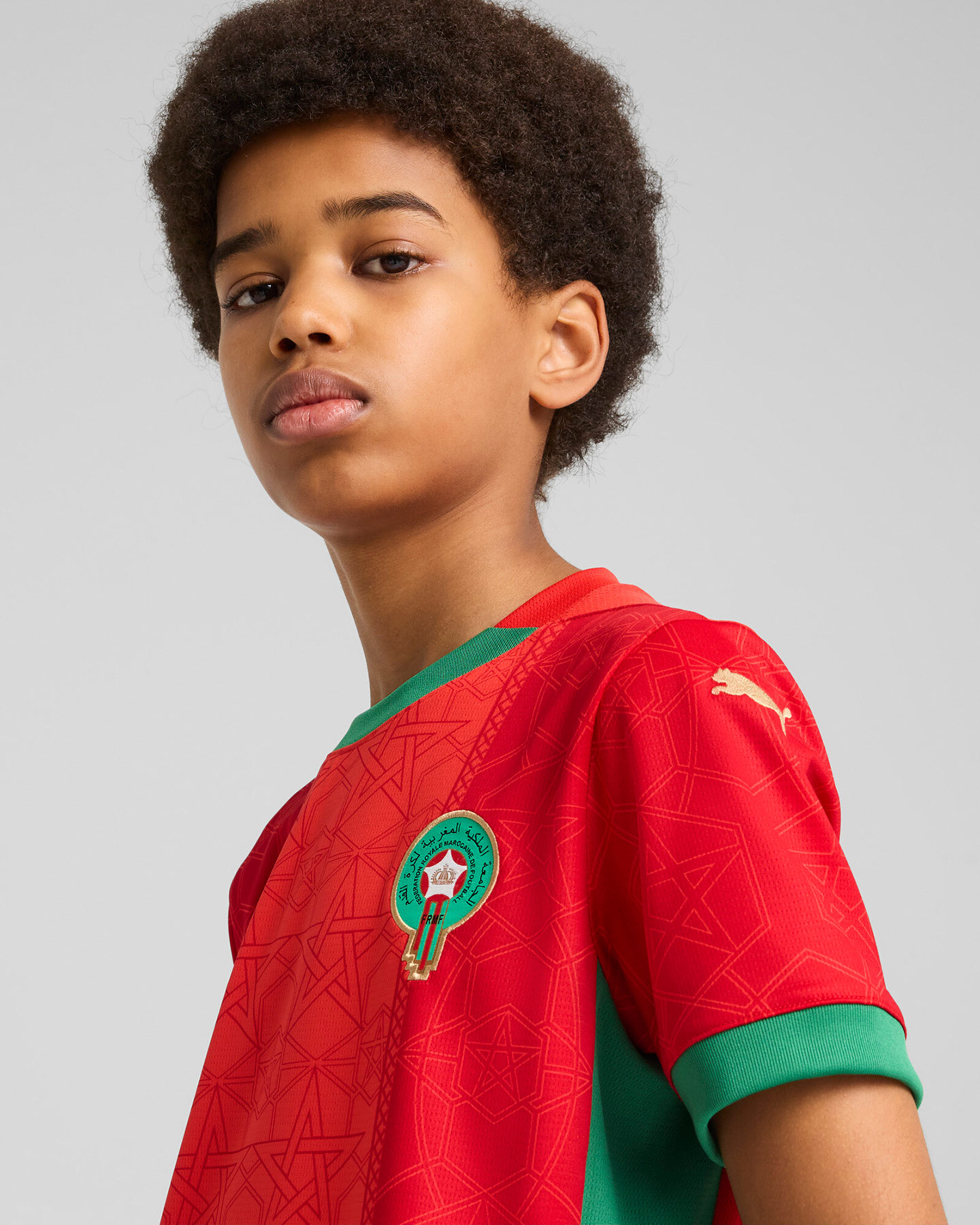 Maglia calcio ufficiale PUMA MAROCCO HOME REPLICA JR - Color mix - 5 | Cisalfa Sport