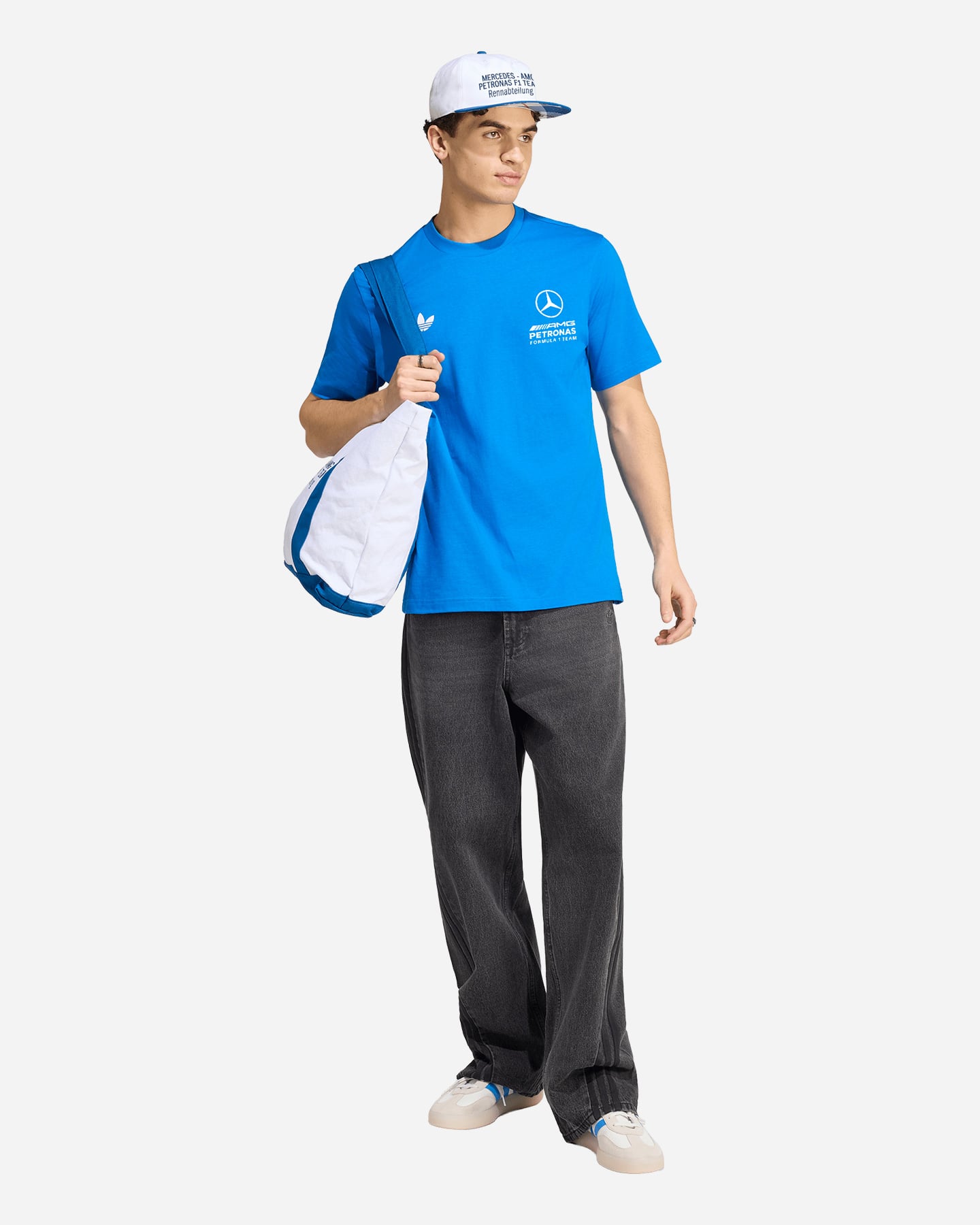 T-shirt ADIDAS ORIGINALS MERCEDES M - Blu - 2 | Cisalfa Sport