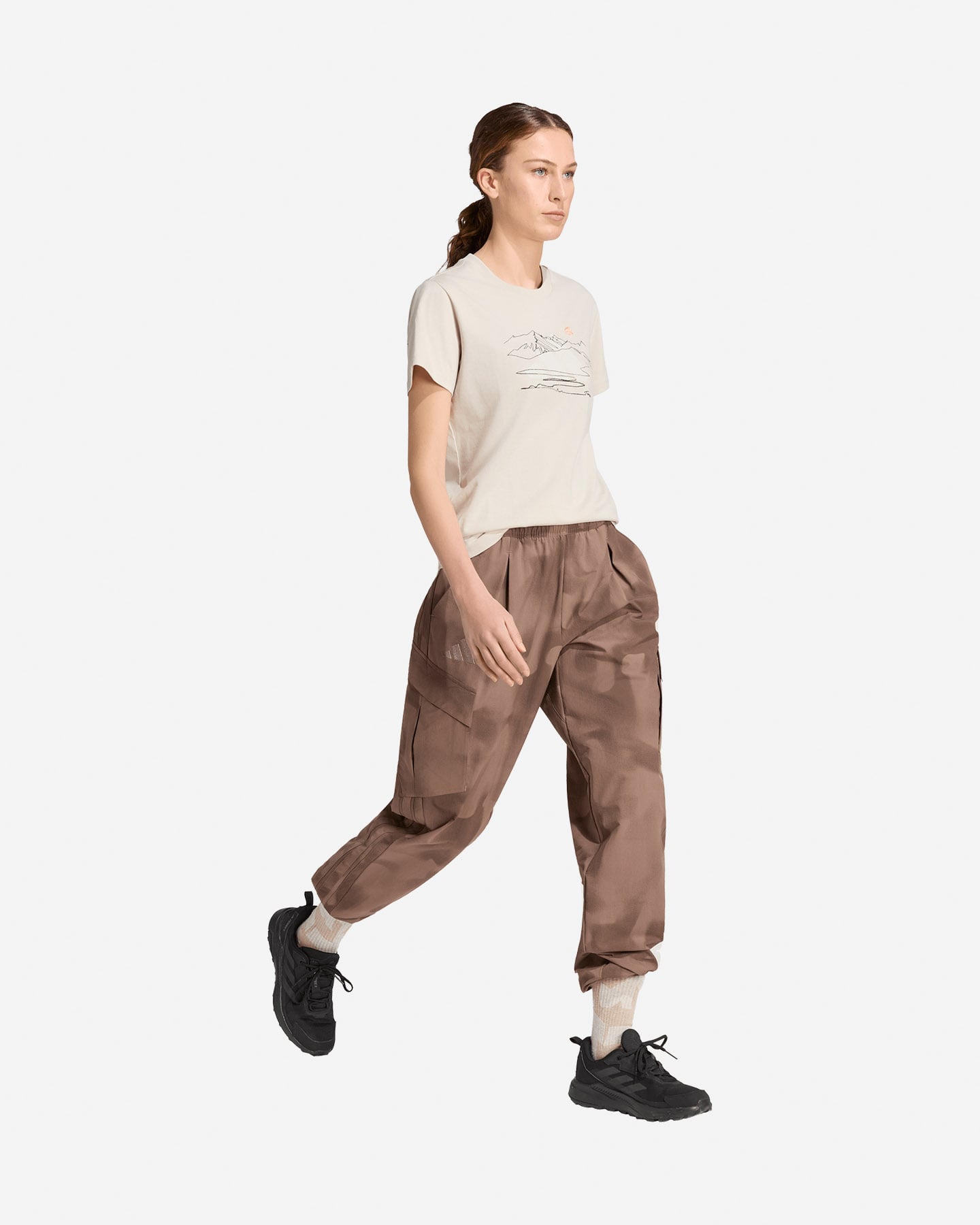 T-shirt ADIDAS TERREX NATURE GRAPHIC W - Beige - 2 | Cisalfa Sport