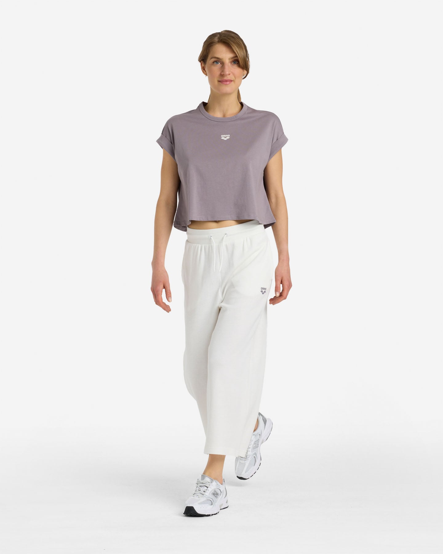 T-shirt ARENA ATHLETIC ESSENTIAL W - Viola - 2 | Cisalfa Sport