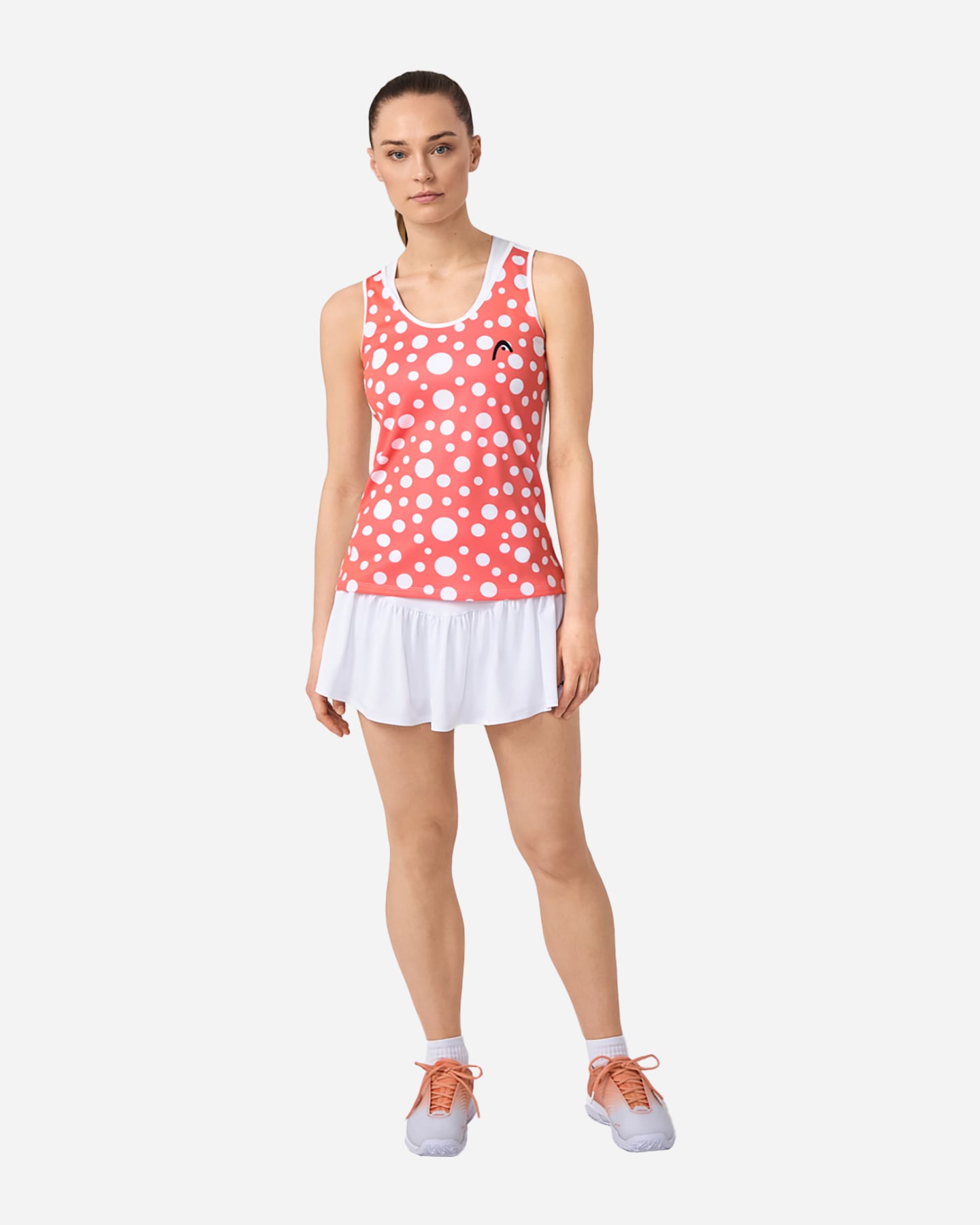 T-shirt tennis HEAD SPIRIT II W - Rosso - 4 | Cisalfa Sport