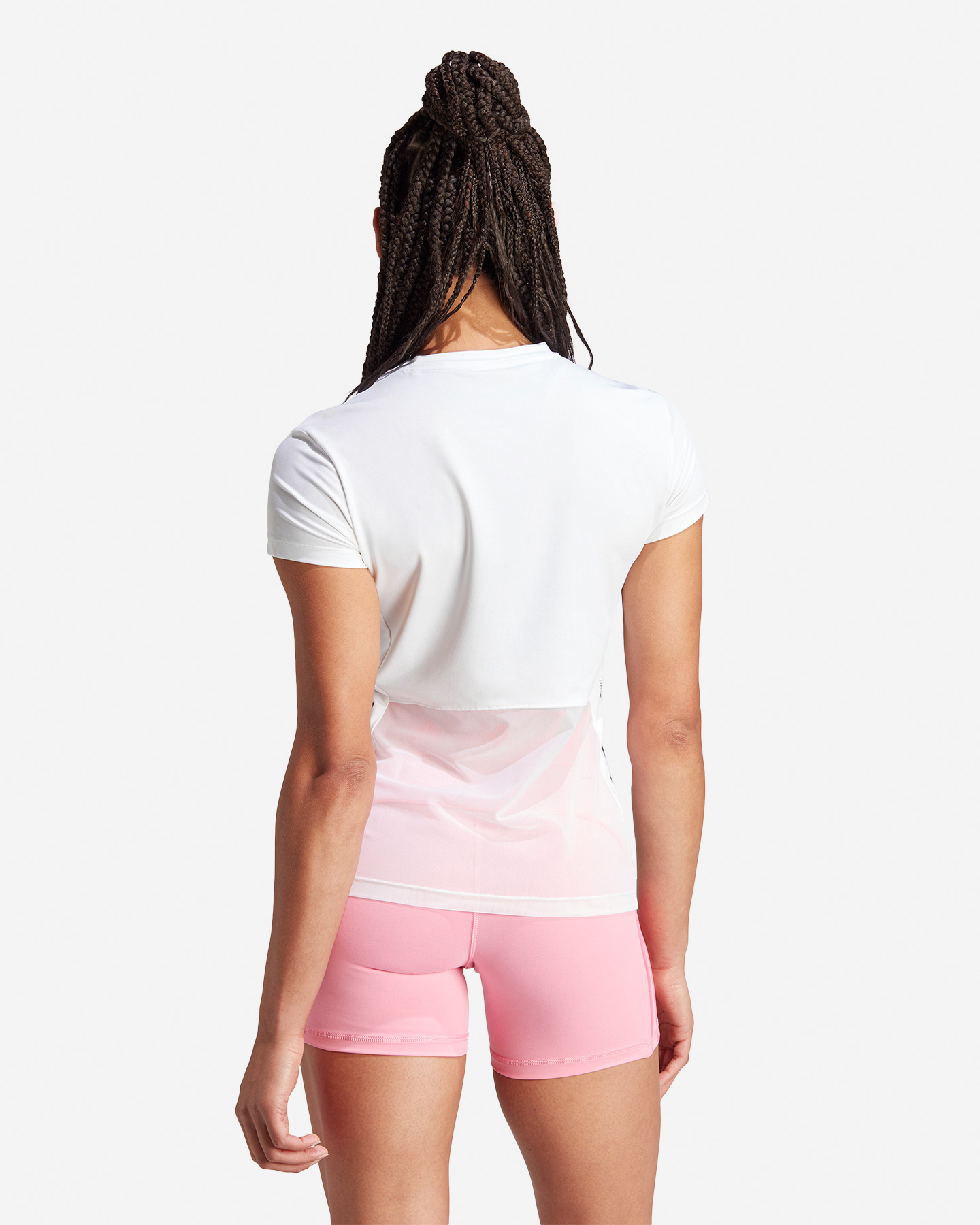 T-shirt training ADIDAS 3STRIPES W - Bianco - 2 | Cisalfa Sport