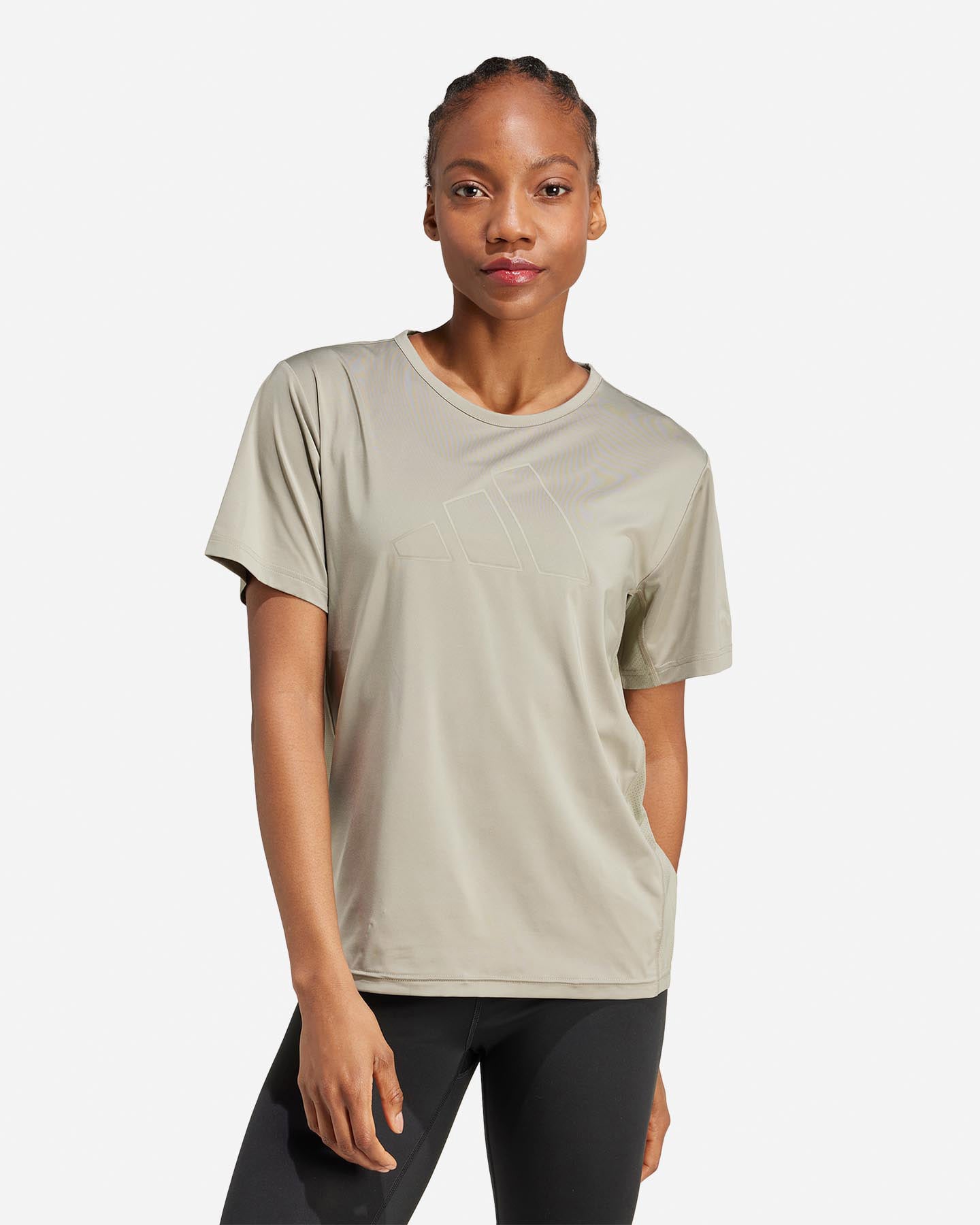 T-shirt training ADIDAS BIG LOGO W - Verde - 1 | Cisalfa Sport