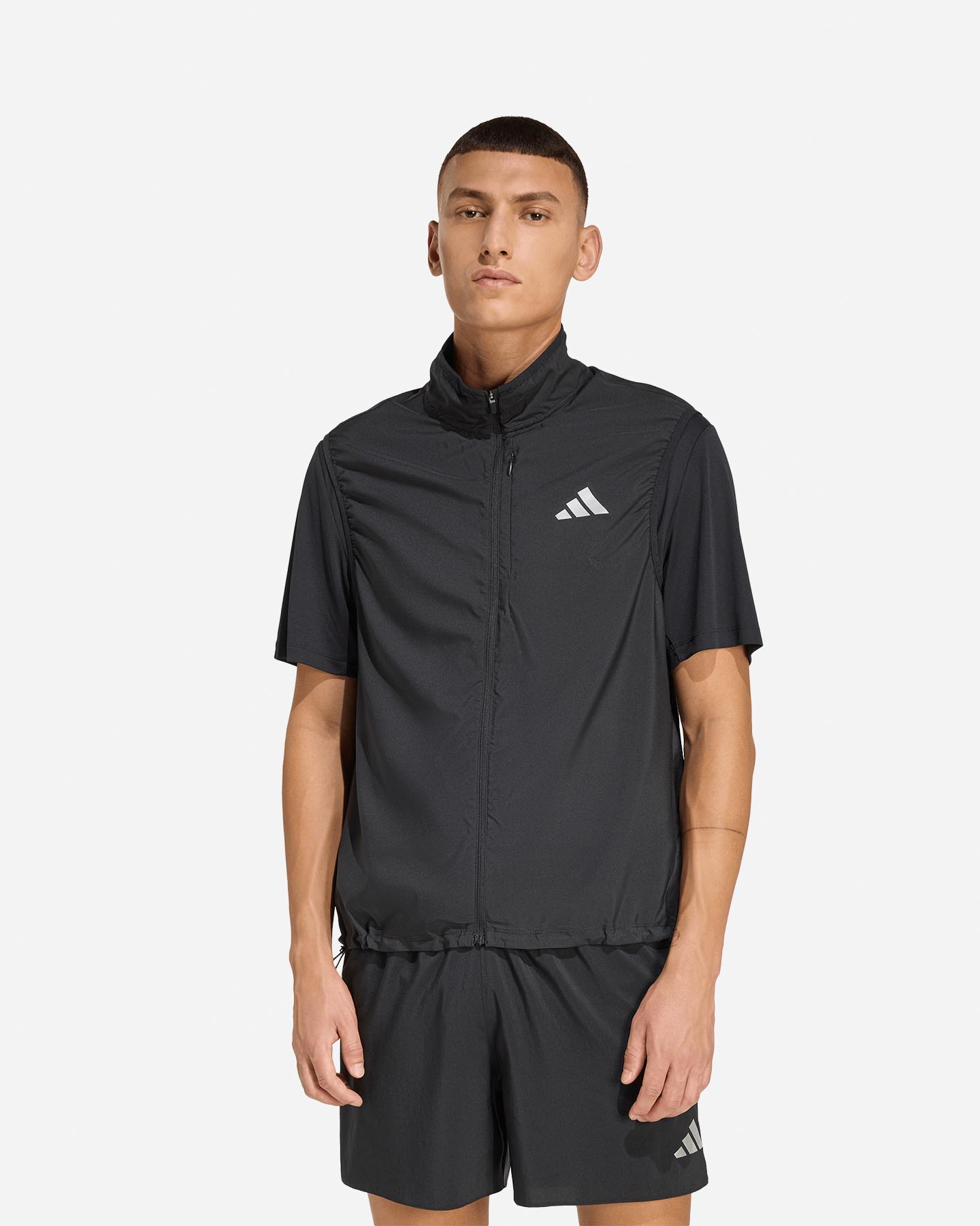 Giacca running ADIDAS ADI365 RUN ESSENTIALS M - Nero - 1 | Cisalfa Sport