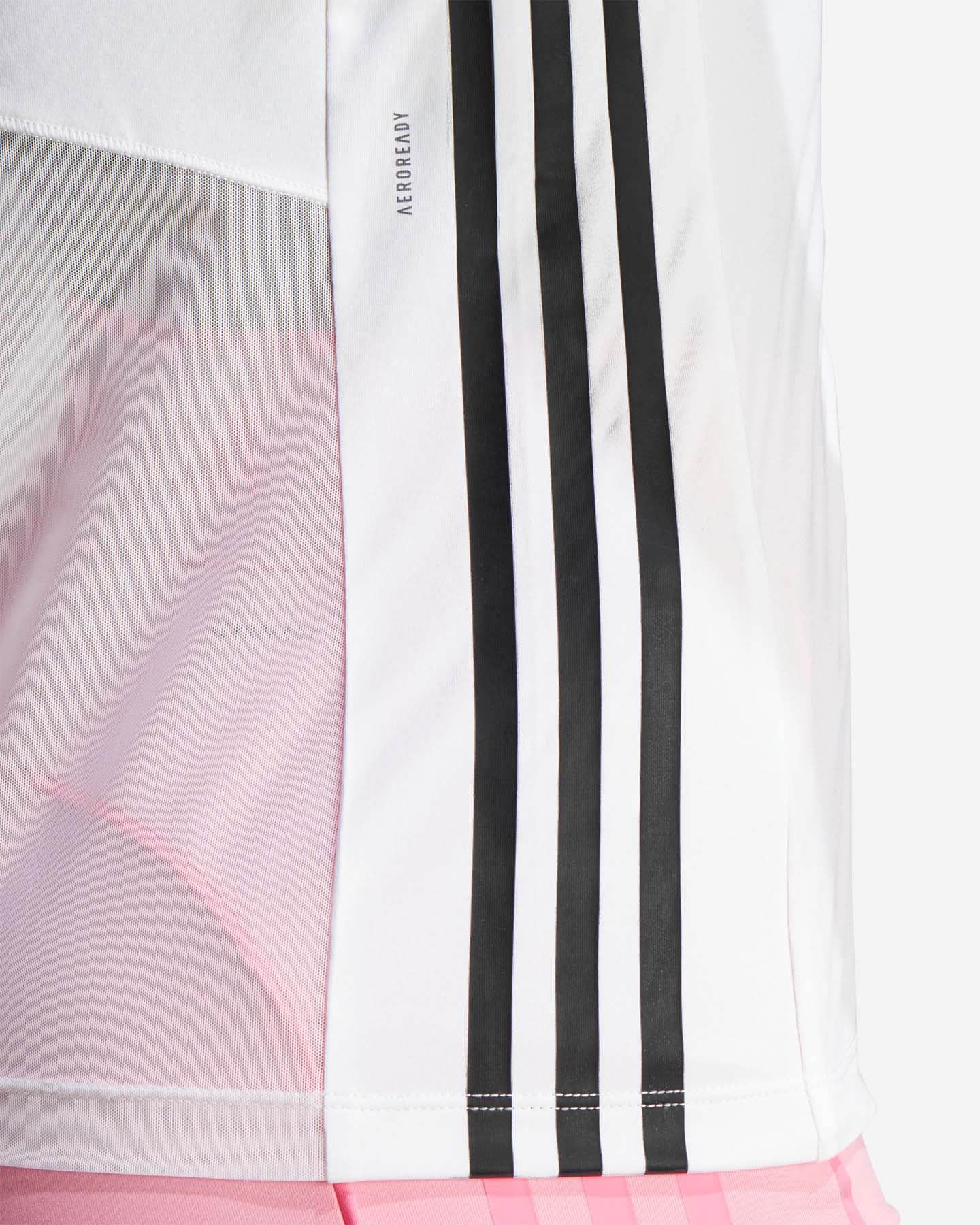 T-shirt training ADIDAS 3STRIPES W - Bianco - 5 | Cisalfa Sport