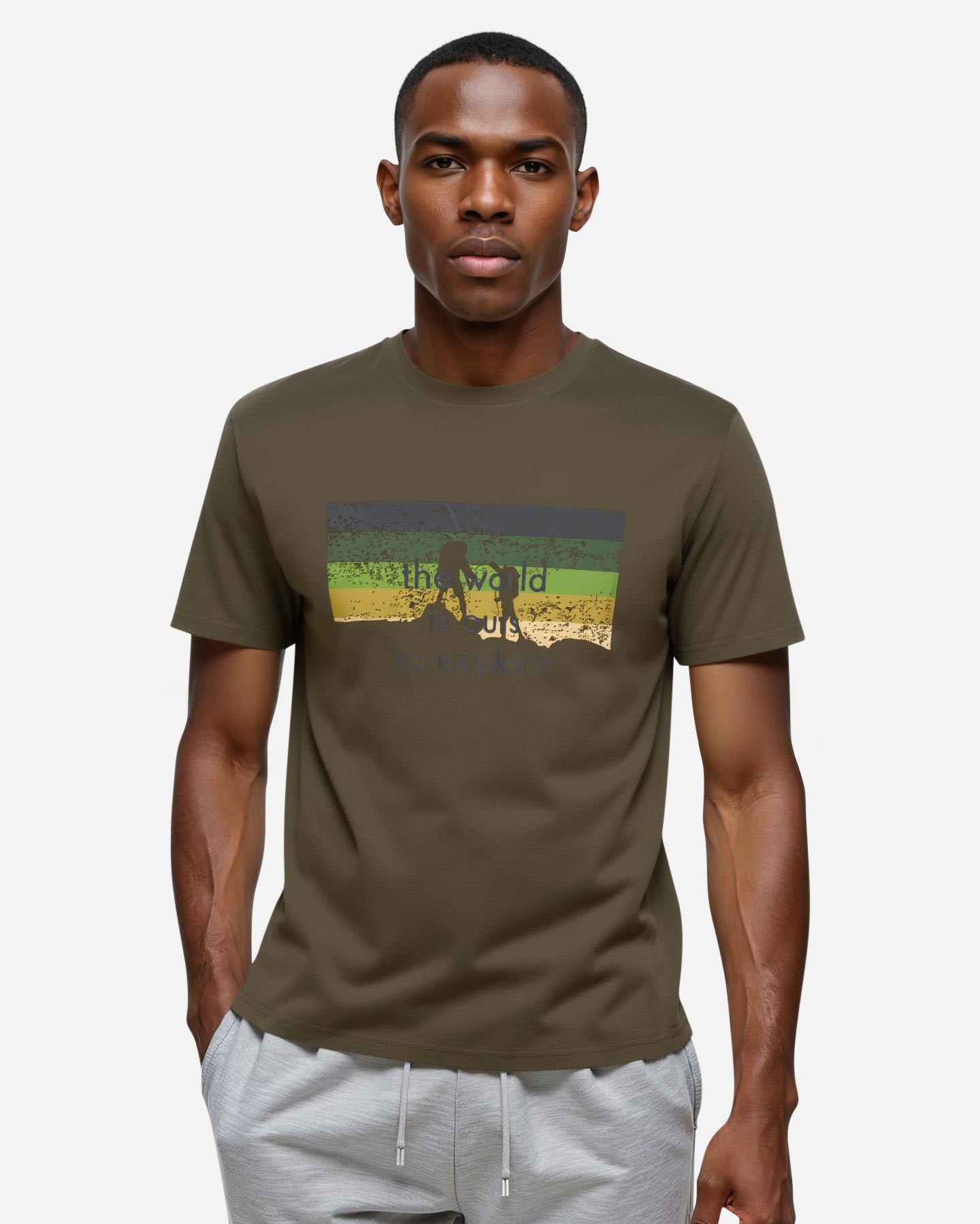 T-shirt 8848 MOUNTAIN ESSENTIAL M - Verde - 3 | Cisalfa Sport