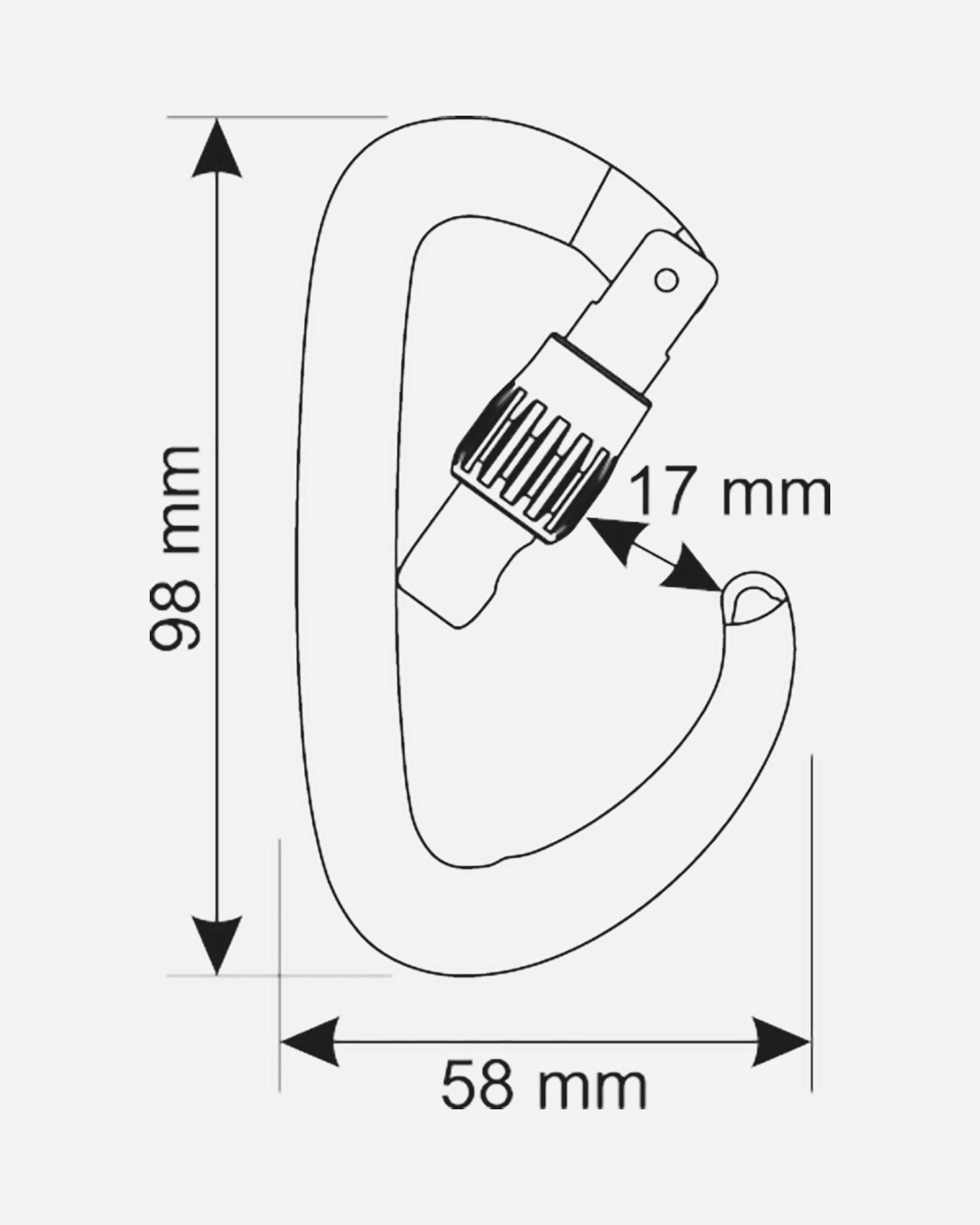 Moschettone CAMP ORBIT LOCK  - Arancione - 4 | Cisalfa Sport