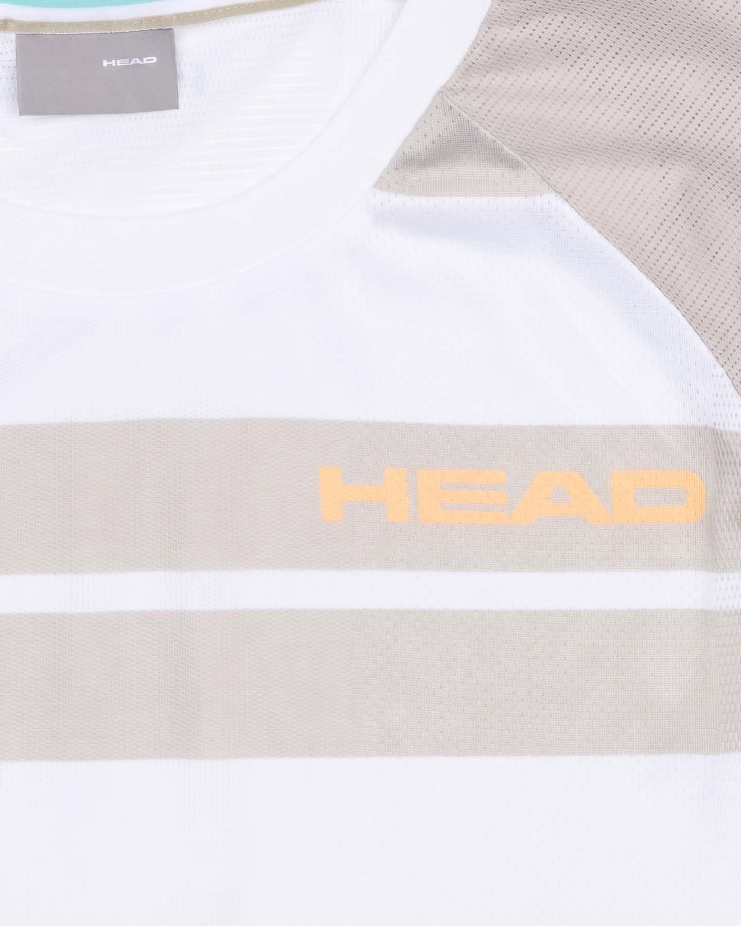 T-shirt tennis HEAD PERFORMANCE M - Bianco - 2 | Cisalfa Sport