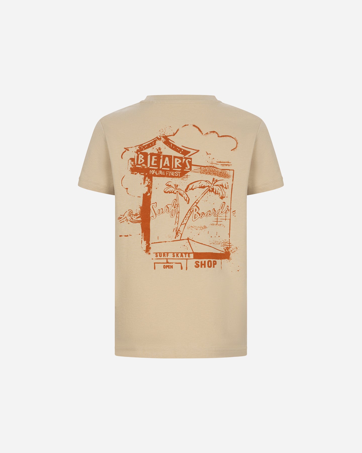 T-shirt BEAR WAVES AFTER WAVES JR - Beige - 1 | Cisalfa Sport